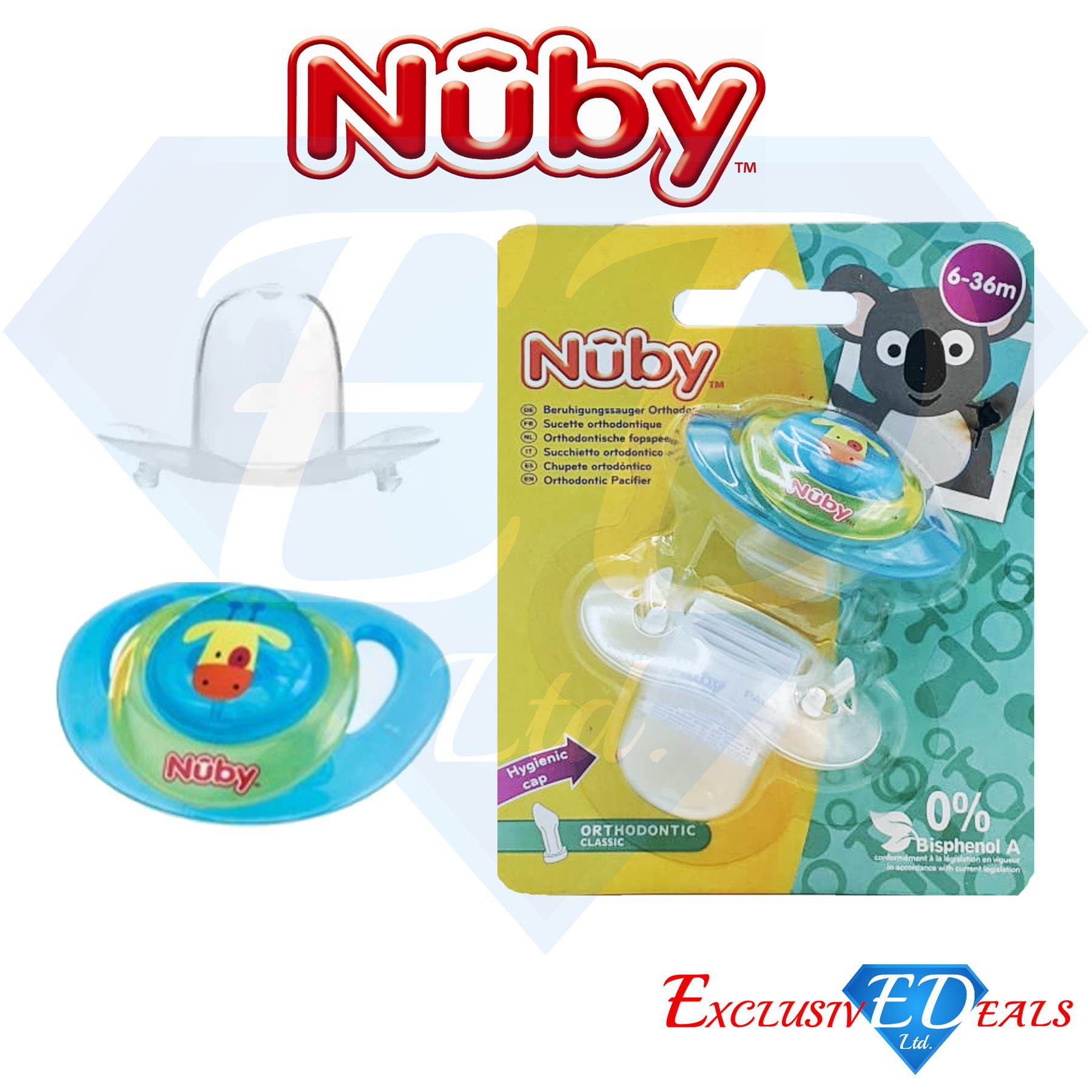 Nuby Soothers Orthodontic / Massaging Pacifiers 0-36Months Comfort Dummy - Picture 40 of 45