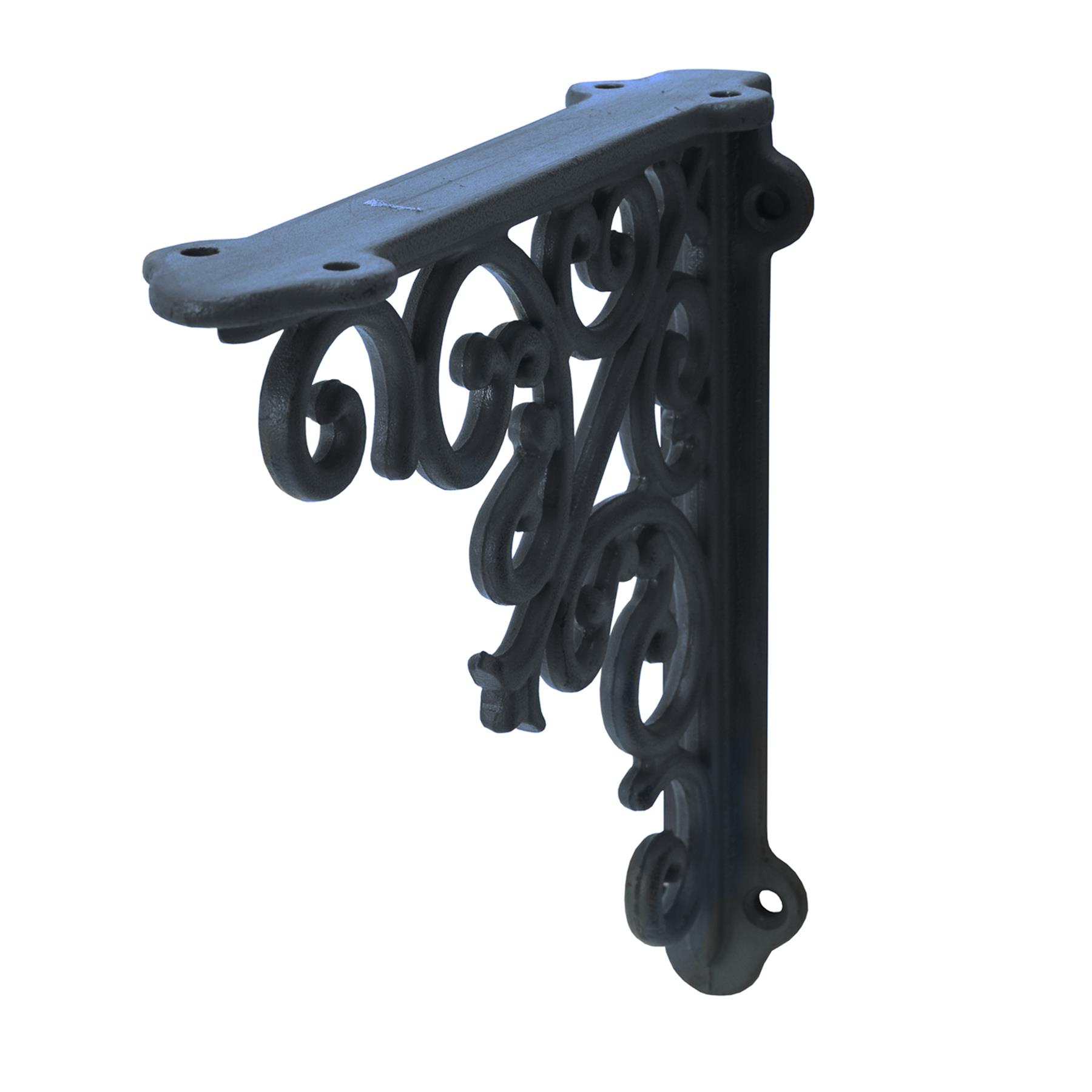 Cast Iron Wall Shelf Brackets - Heavy Duty Vintage Victorian Antique Rustic - Picture 42 of 49