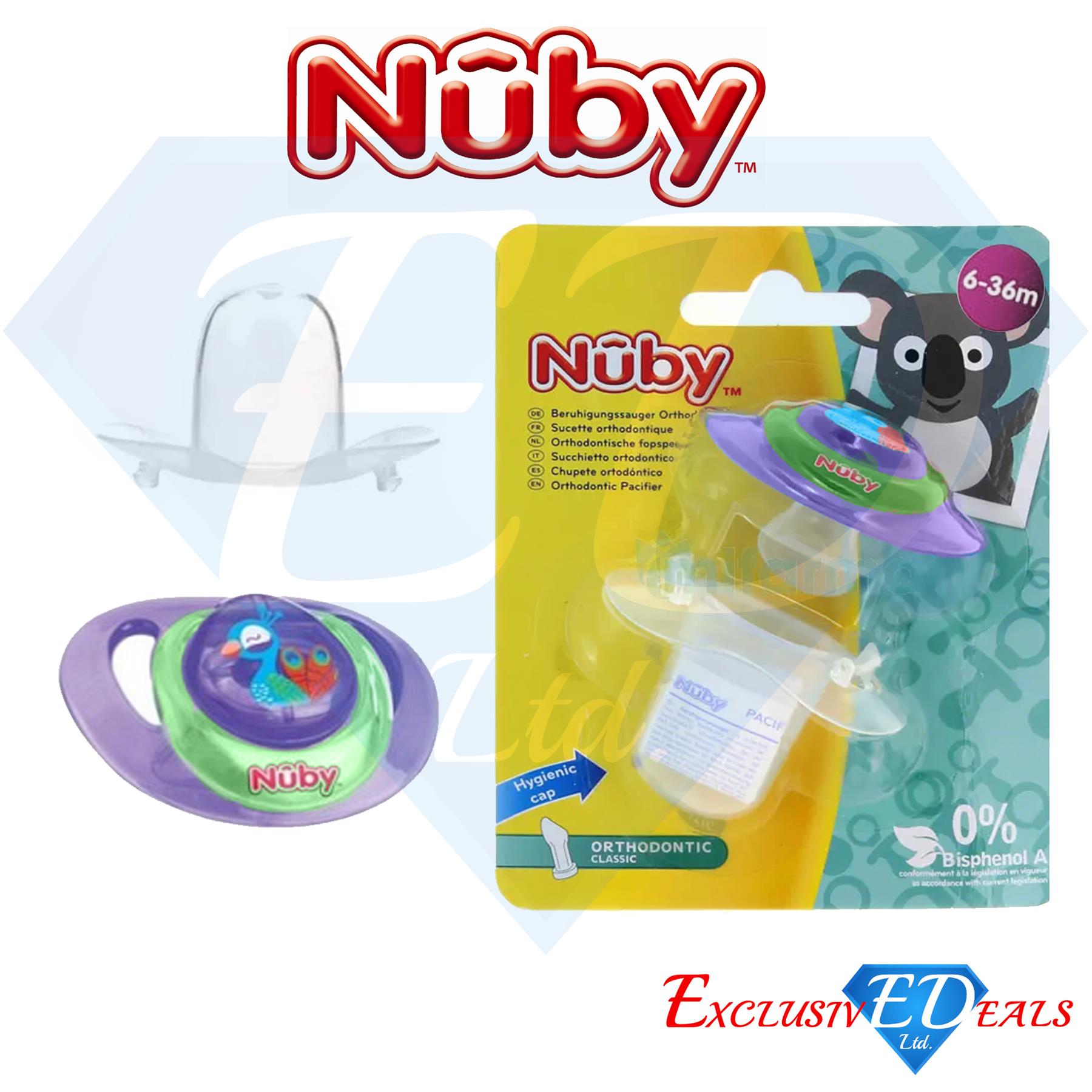 Nuby Soothers Orthodontic / Massaging Pacifiers 0-36Months Comfort Dummy - Picture 39 of 45