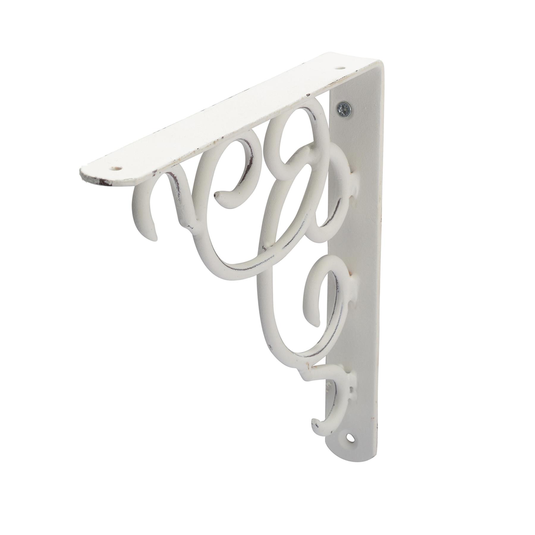 Cast Iron Wall Shelf Brackets - Heavy Duty Vintage Victorian Antique Rustic - Picture 15 of 49