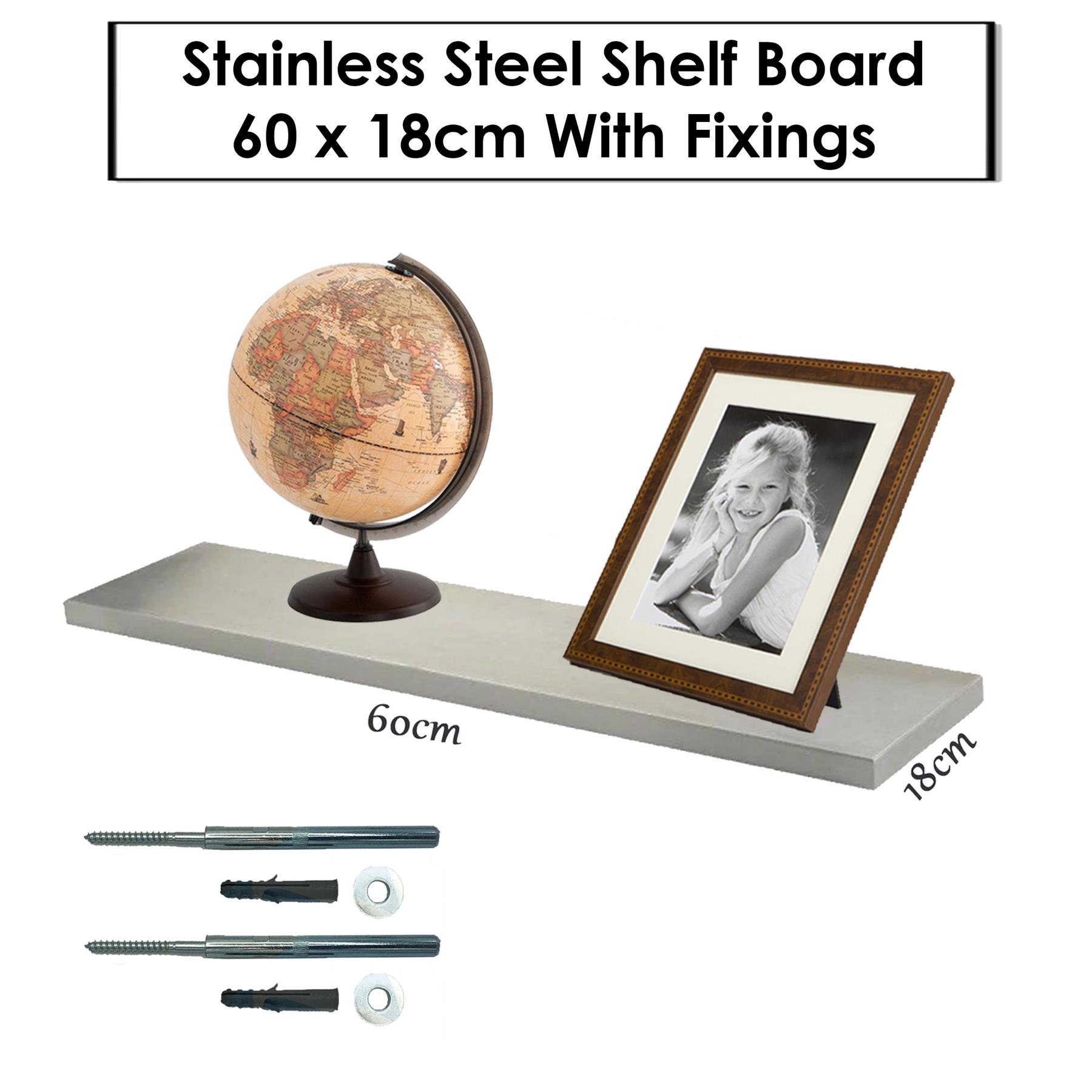 Floating Shelves 60cm,80cm,90cm,120cm Lengths - Shelf Boards Come With Fixings - Picture 2 of 105