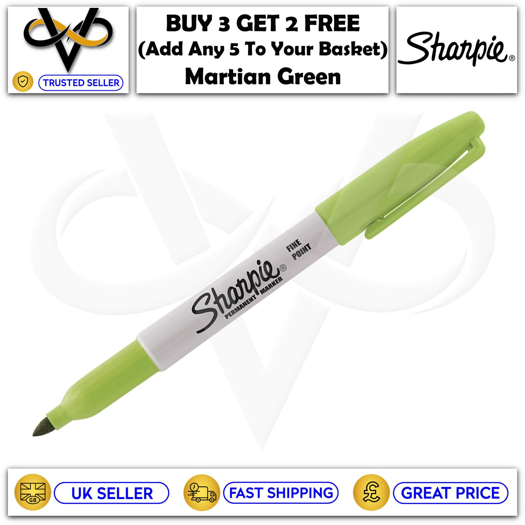 Sharpie Permanent Fine Point Marker Pens Optimal Precision & Smooth Ink Flow - Picture 20 of 37
