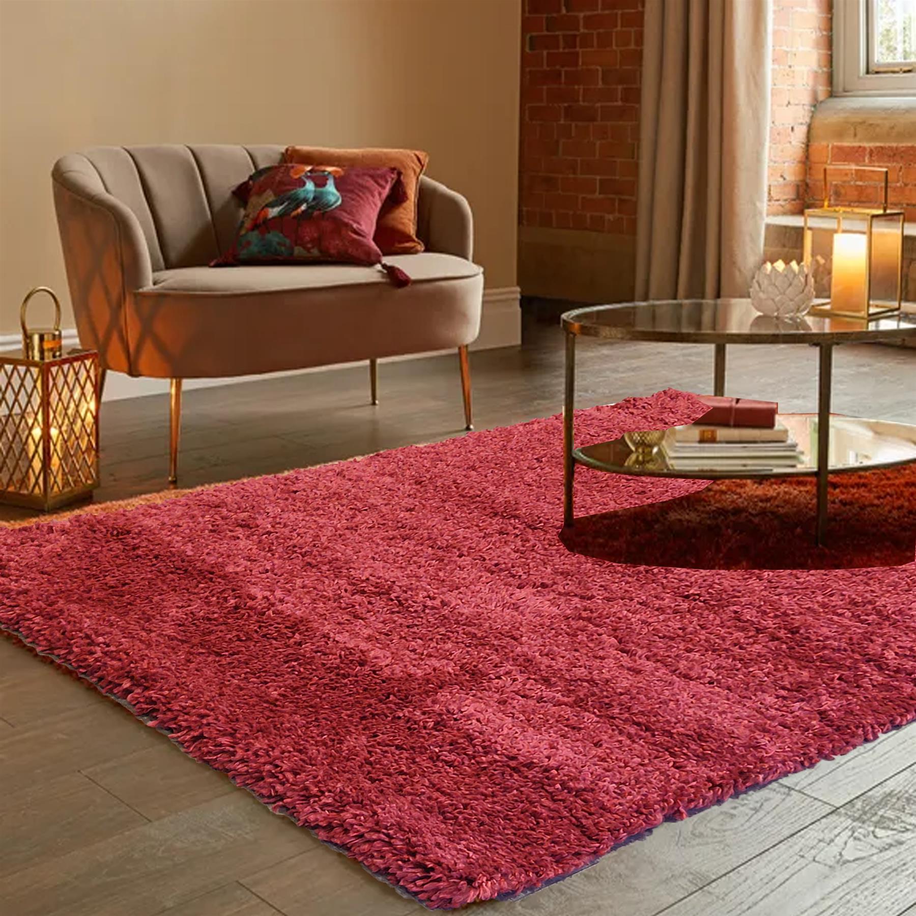 Fluffy Rug Small Medium Area Rug Fuzzy Carpet Living Room Bedroom Soft Floor Mat - Picture 44 of 85