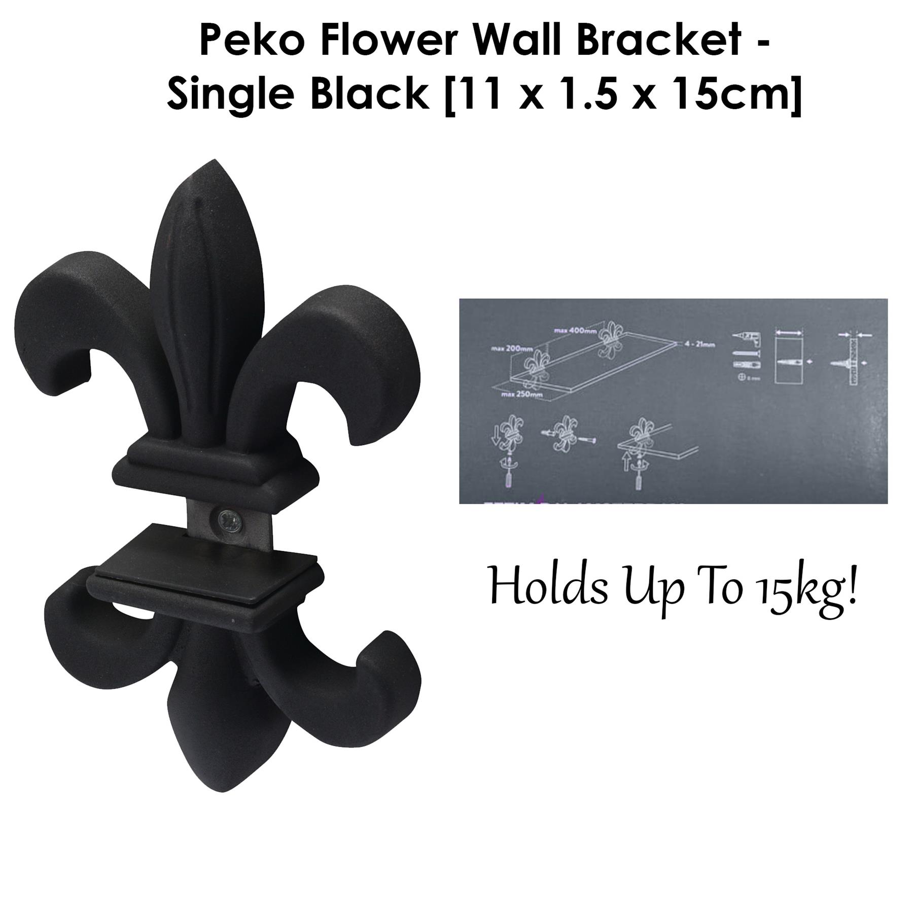Cast Iron Wall Shelf Brackets - Heavy Duty Vintage Victorian Antique Rustic - Picture 17 of 49