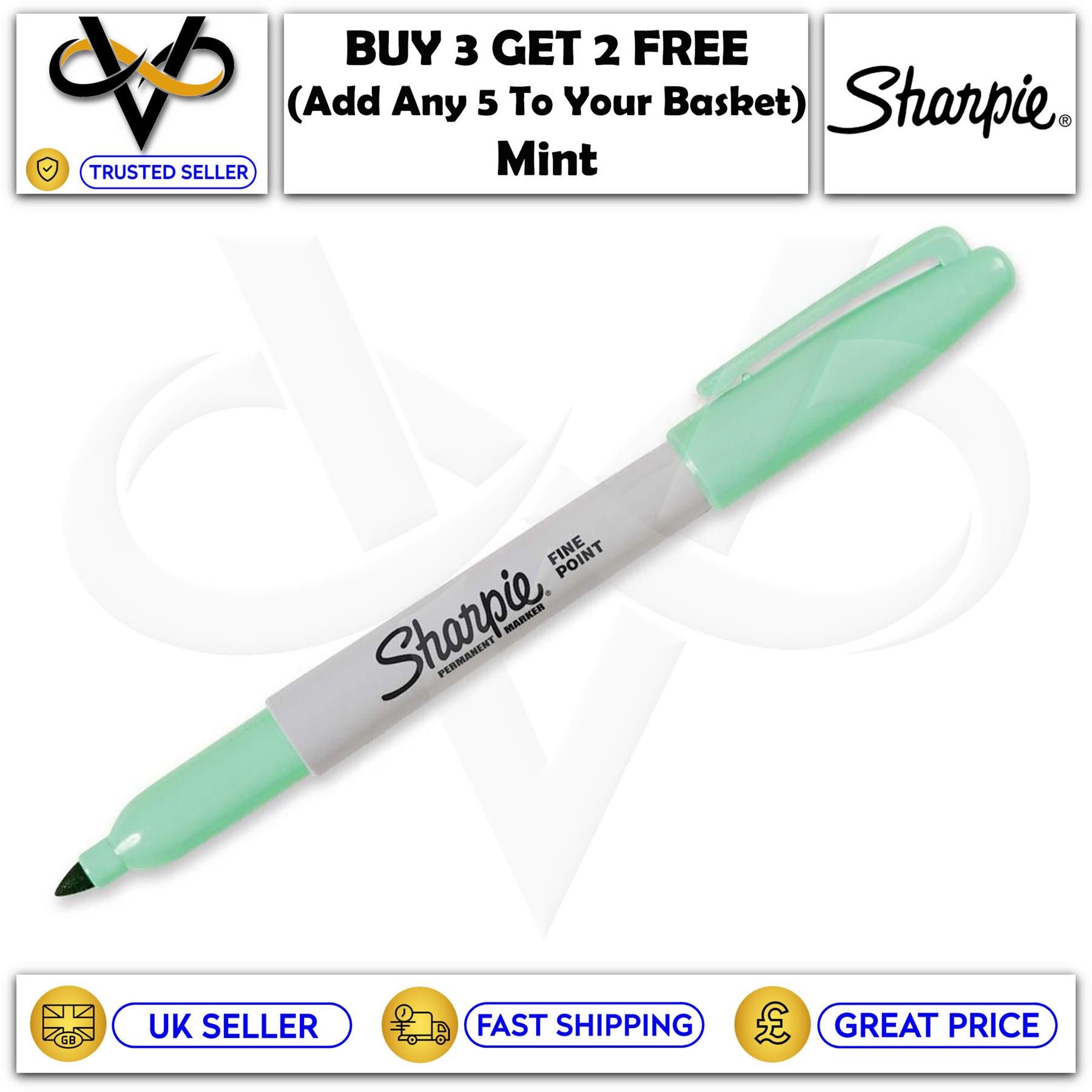 Sharpie Permanent Fine Point Marker Pens Optimal Precision & Smooth Ink Flow - Picture 21 of 37