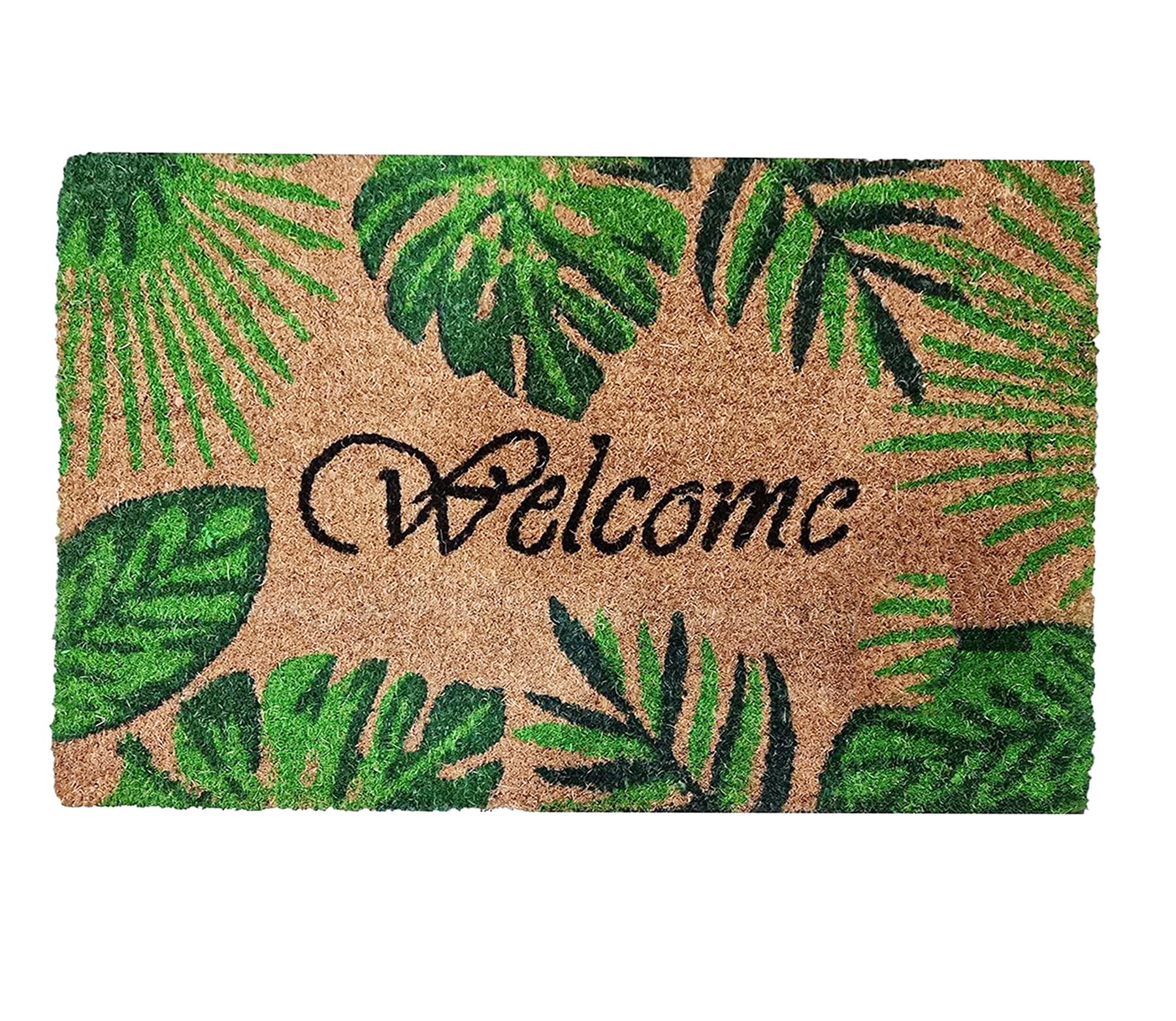 Door Mat Doormats Non Slip Natural Coir Welcome Indoor Outdoor Home Backdoor Mat - Picture 6 of 52