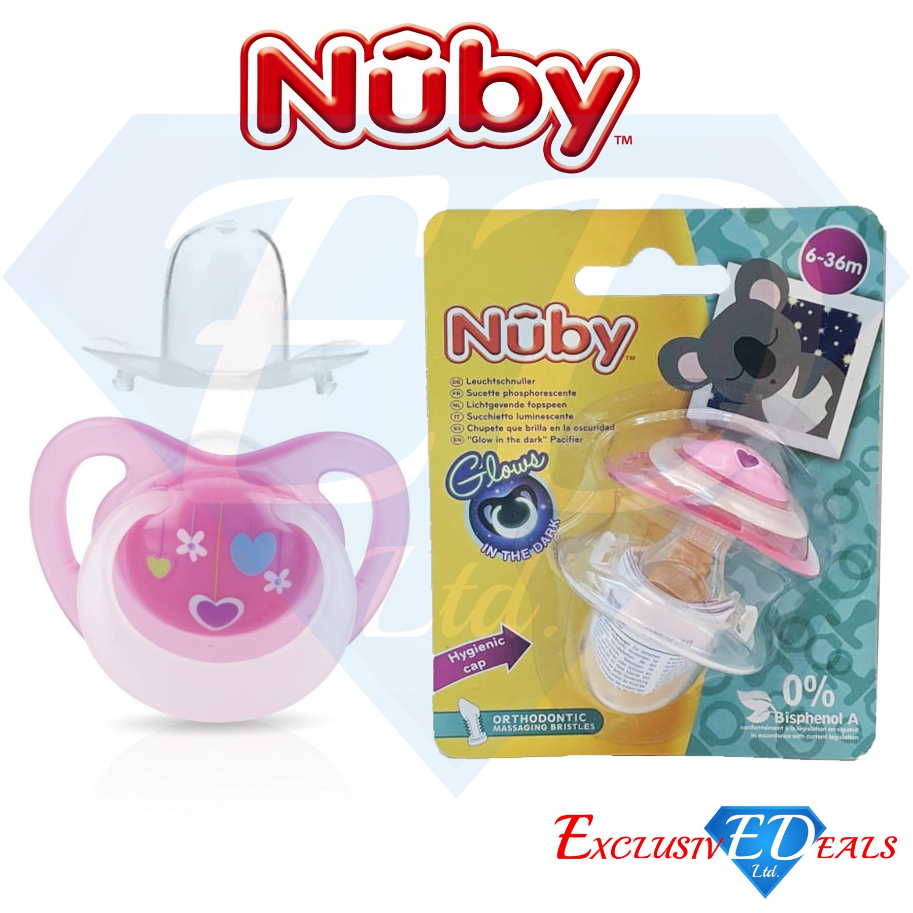 Nuby Soothers Orthodontic / Massaging Pacifiers 0-36Months Comfort Dummy - Picture 26 of 45