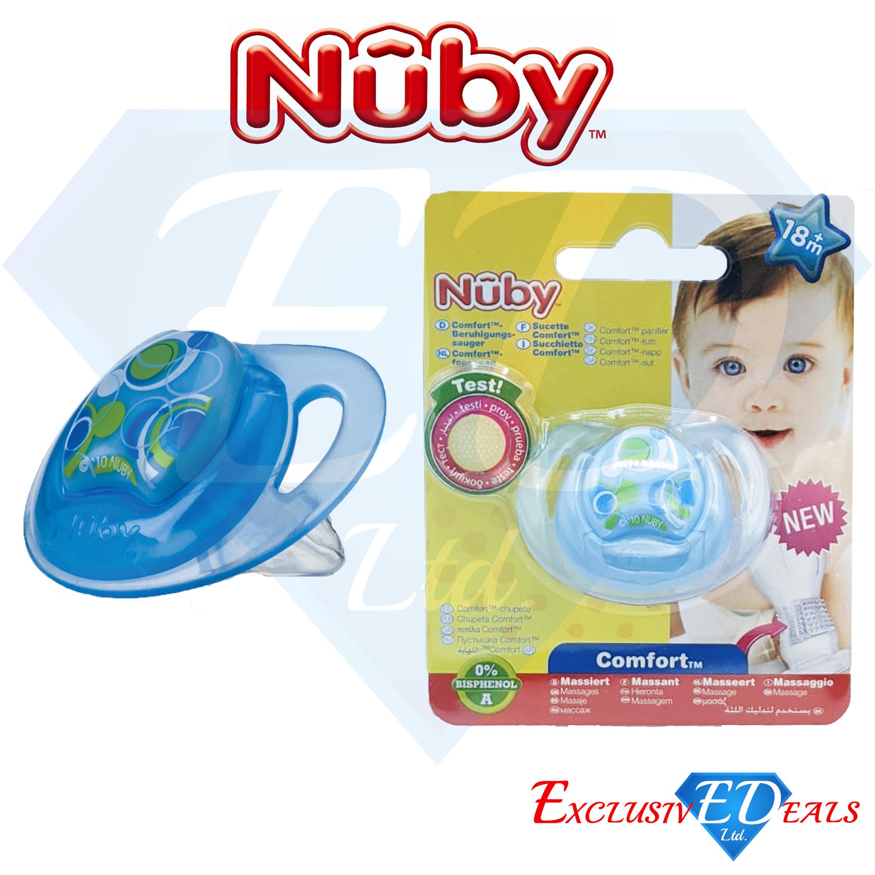 Nuby Soothers Orthodontic / Massaging Pacifiers 0-36Months Comfort Dummy - Picture 42 of 45