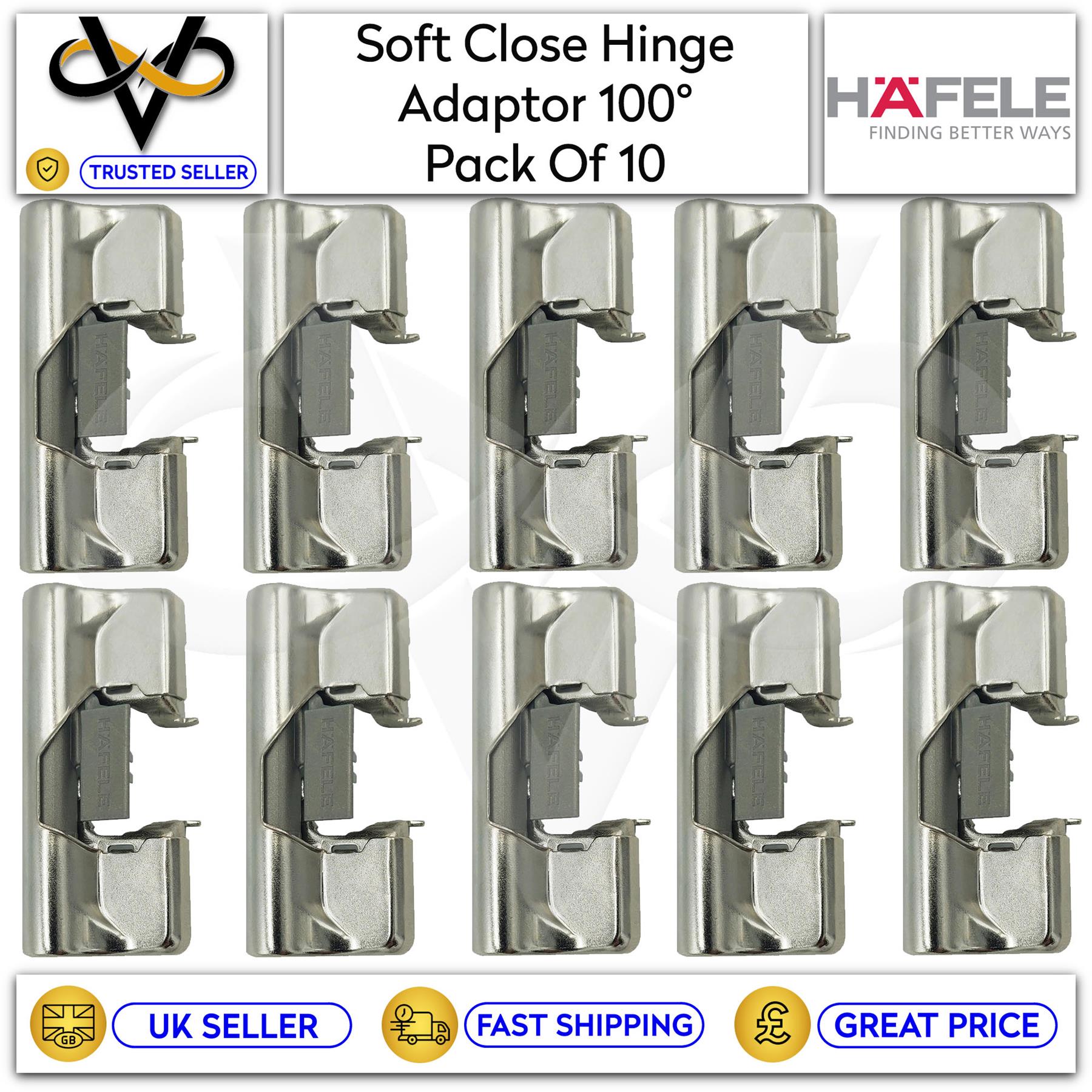 Hafele Soft Close Hinge Adaptor for 100° Hinge Click On High Quality Durable - Picture 31 of 34