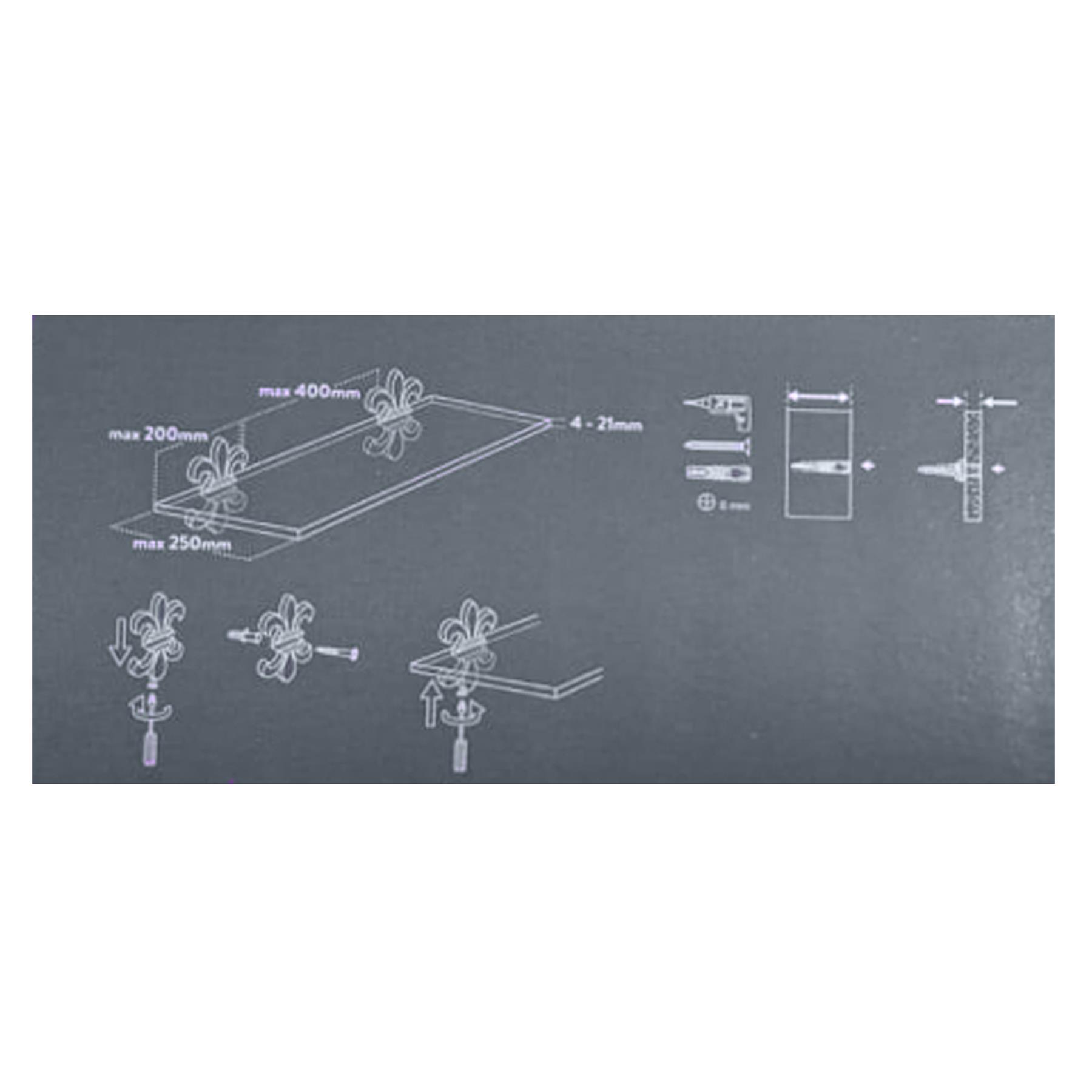 Cast Iron Wall Shelf Brackets - Heavy Duty Vintage Victorian Antique Rustic - Picture 28 of 49