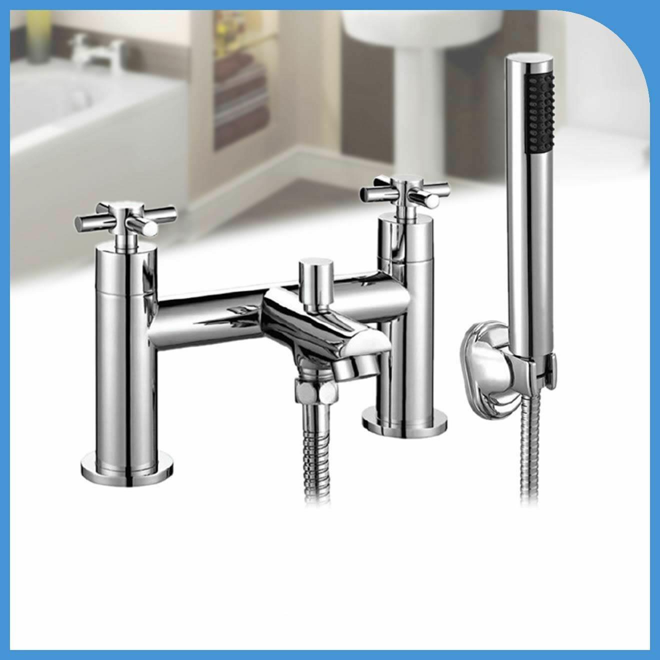 Europa Chrome Bathroom Taps Basin Mixer Bath Filler Shower Tap eBay