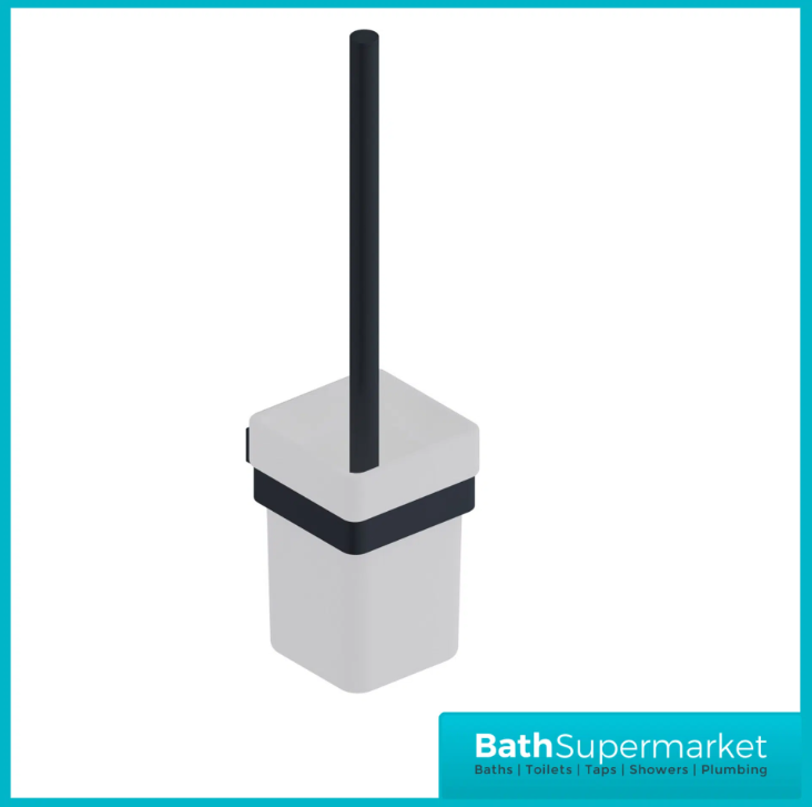 Matt Black Wall Mounted Bathroom Accessories - Modern 10 Piece Choice - UK Stock - Picture 28 of 29