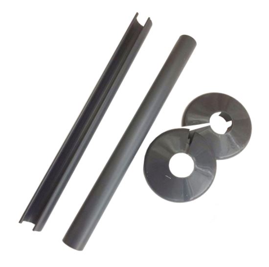 Talon Snappit Radiator Pipe Covers & Collars – Anthracite ACSNA/K2 15MM