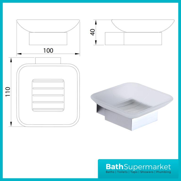 Chrome Polished New Wall Mounted Bathroom Toilet Accessories UK Stock