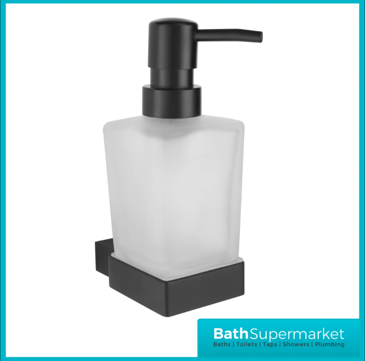 Matt Black Wall Mounted Bathroom Accessories - Modern 10 Piece Choice - UK Stock - Picture 12 of 29