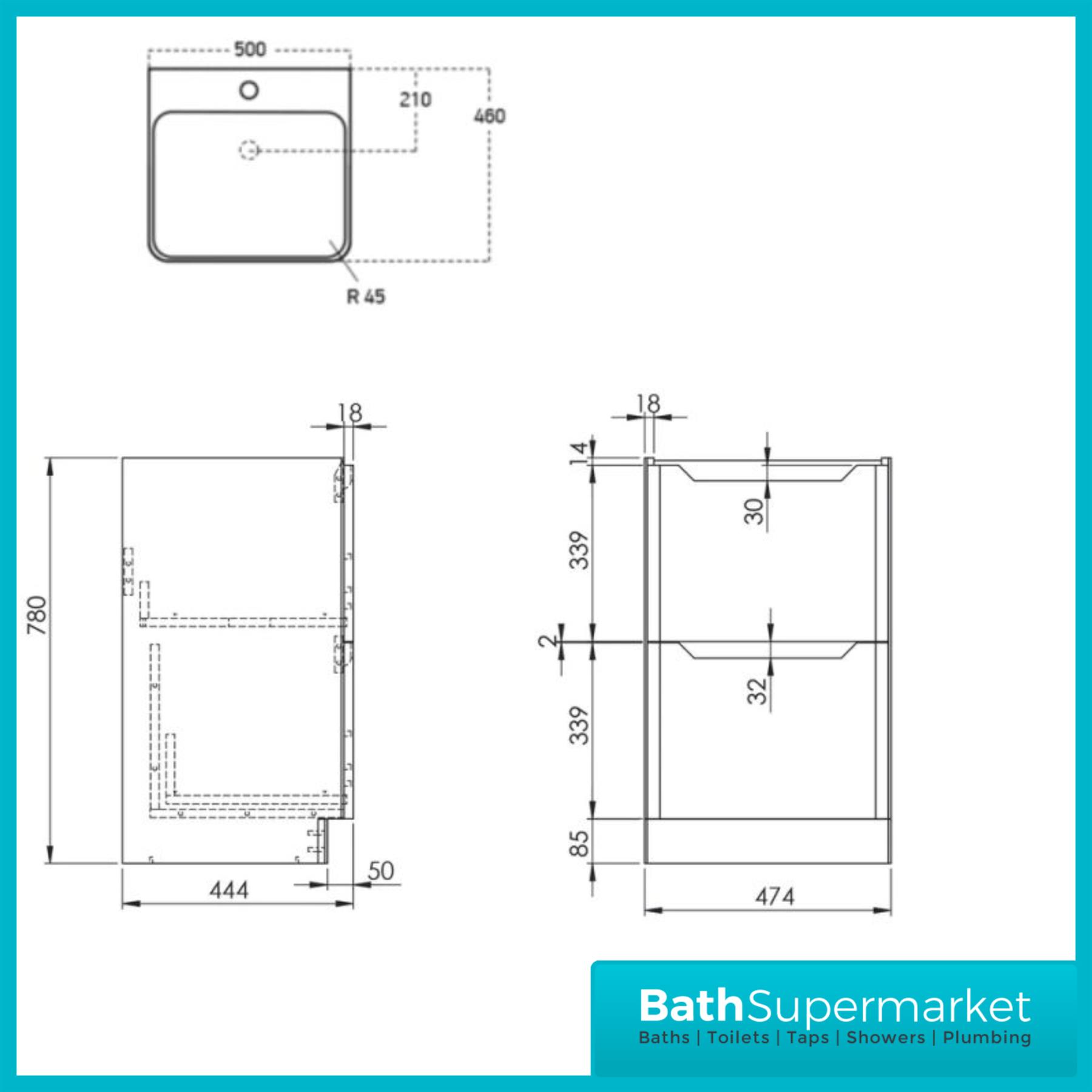 Bathroom Vanity Unit Basin Sink Furniture Storage Biella Green BTW WC Pan - Picture 13 of 36
