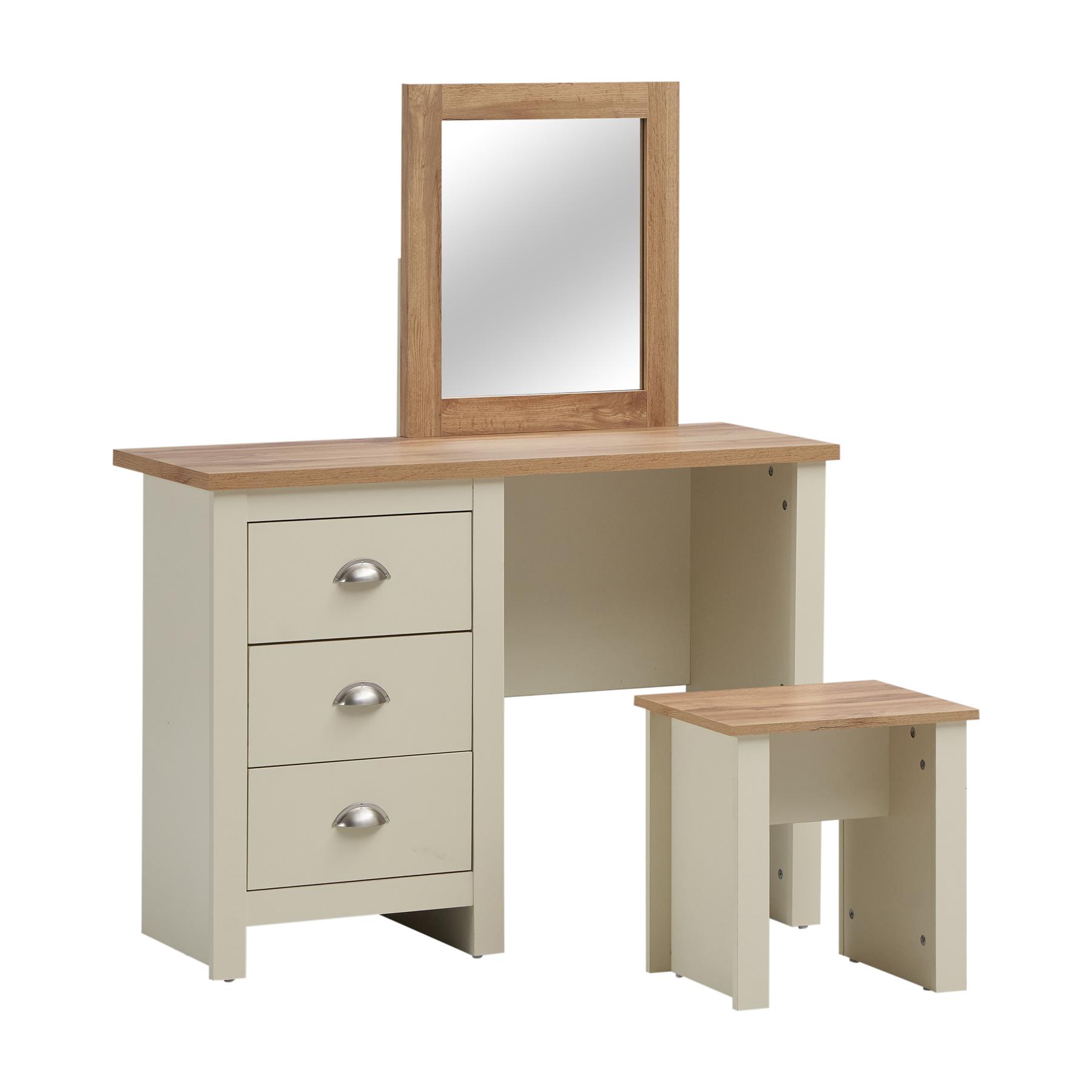 Cream Oak Bedroom Furniture Set Chest of Drawers Wardrobe Bedside Table