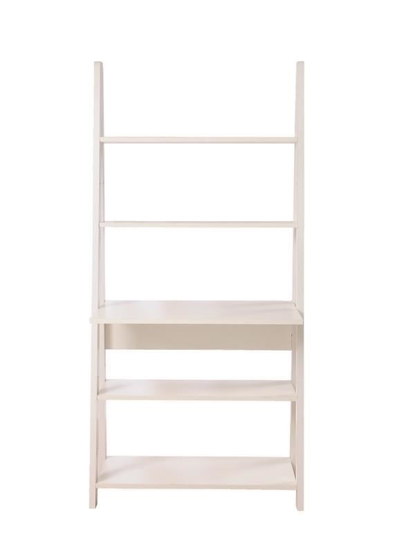 Ladder Storage Rack Bookcase Display Organiser White - Picture 12 of 15