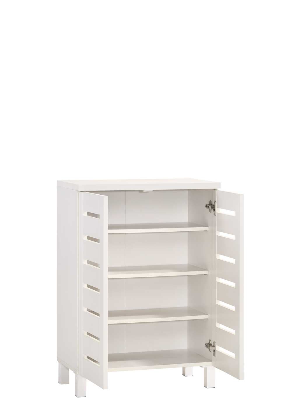 tall shoe cabinet on 2 3 Doors Shoe Storage Cabinet Tall Cupboard White Dark Rustic Sonoma Oak Grey Ebay