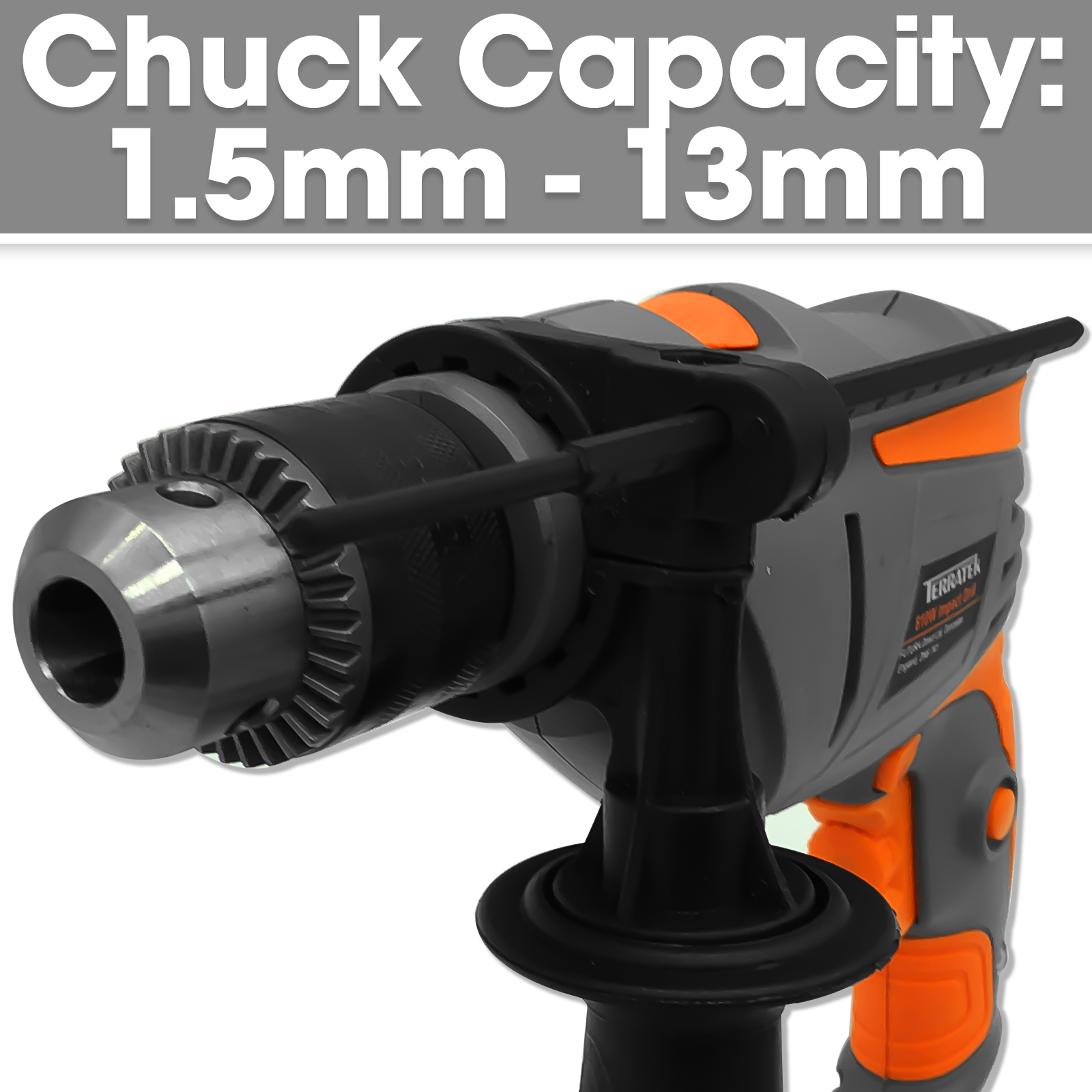 Electric Corded Hammer Impact Power Drill Terratek Choice Available