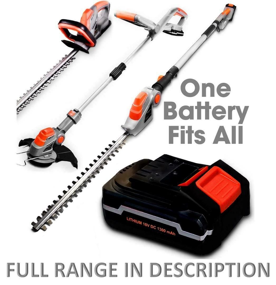 Terratek 2.4M Long Reach Cordless Hedge Trimmer Electric Cutter with 2