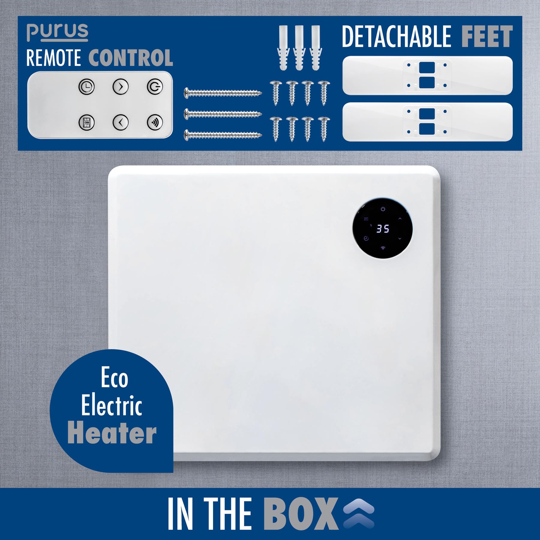 WIFI Electric Panel Heater Wall Mounted or Portable Heater Timer & Thermostat - Picture 13 of 55