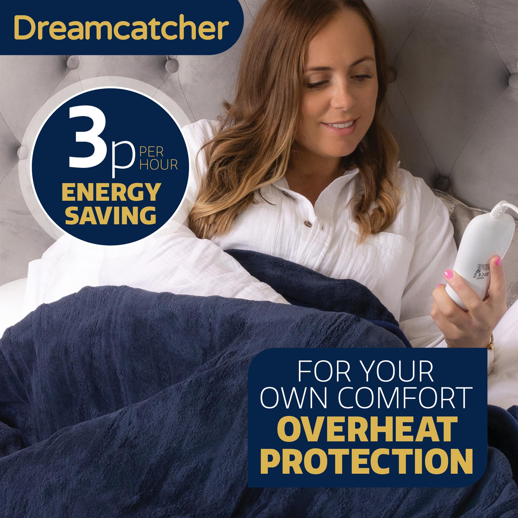 Electric Heated Throw Large Fleece Warm Blanket Washable Timer & Heat Settings - Picture 20 of 32
