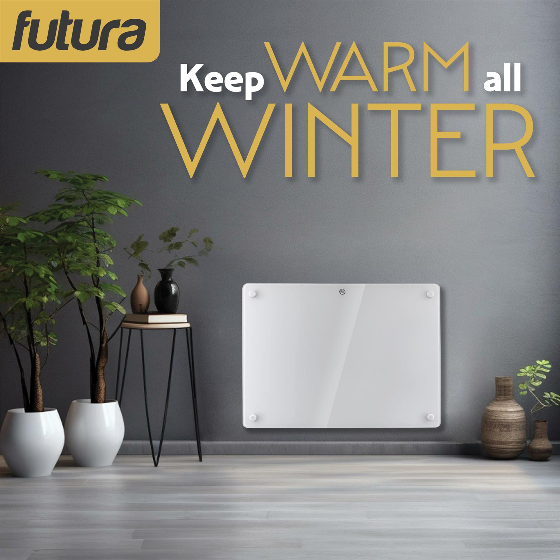 WIFI Electric Panel Heater Wall Mounted or Portable Heater Timer & Thermostat - Picture 10 of 55
