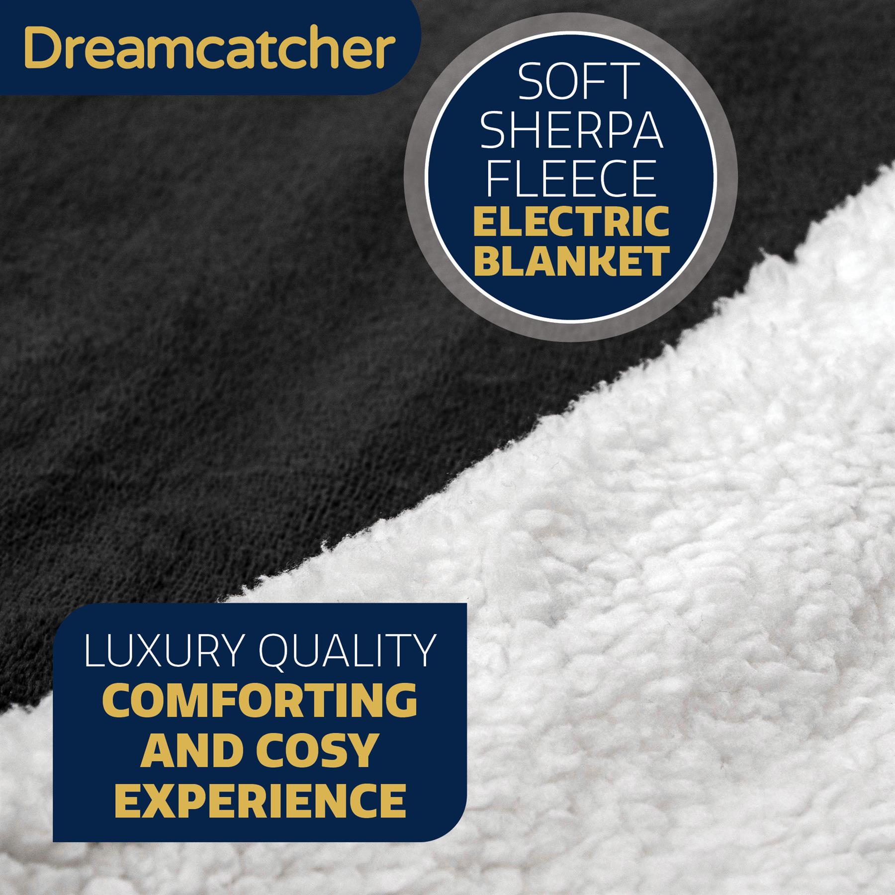 Electric Heated Throw Large Fleece Warm Blanket Washable Timer & Heat Settings - Picture 30 of 32