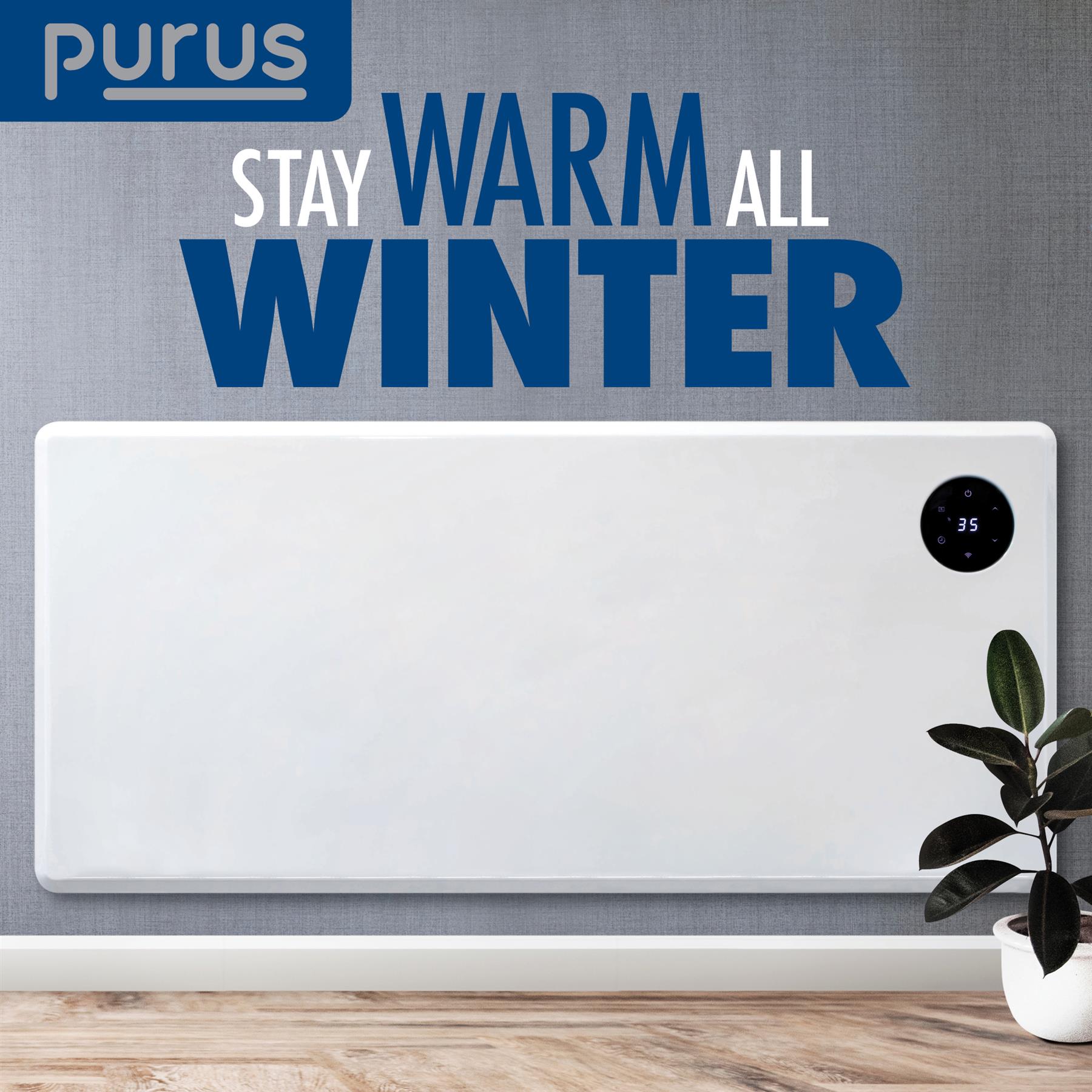 WIFI Electric Panel Heater Wall Mounted or Portable Heater Timer & Thermostat - Picture 47 of 55