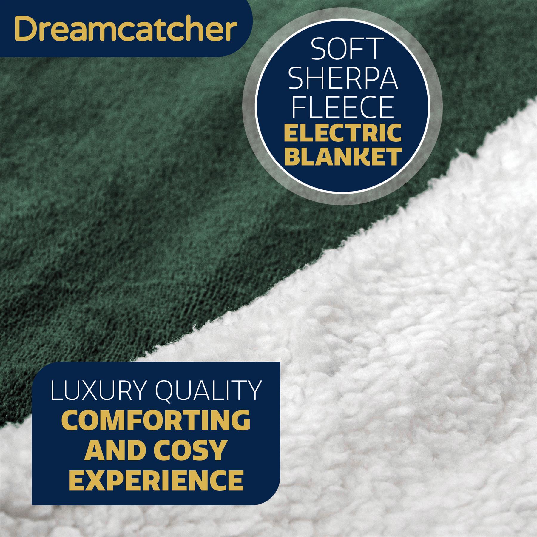 Electric Heated Throw Large Fleece Warm Blanket Washable Timer & Heat Settings - Picture 15 of 32