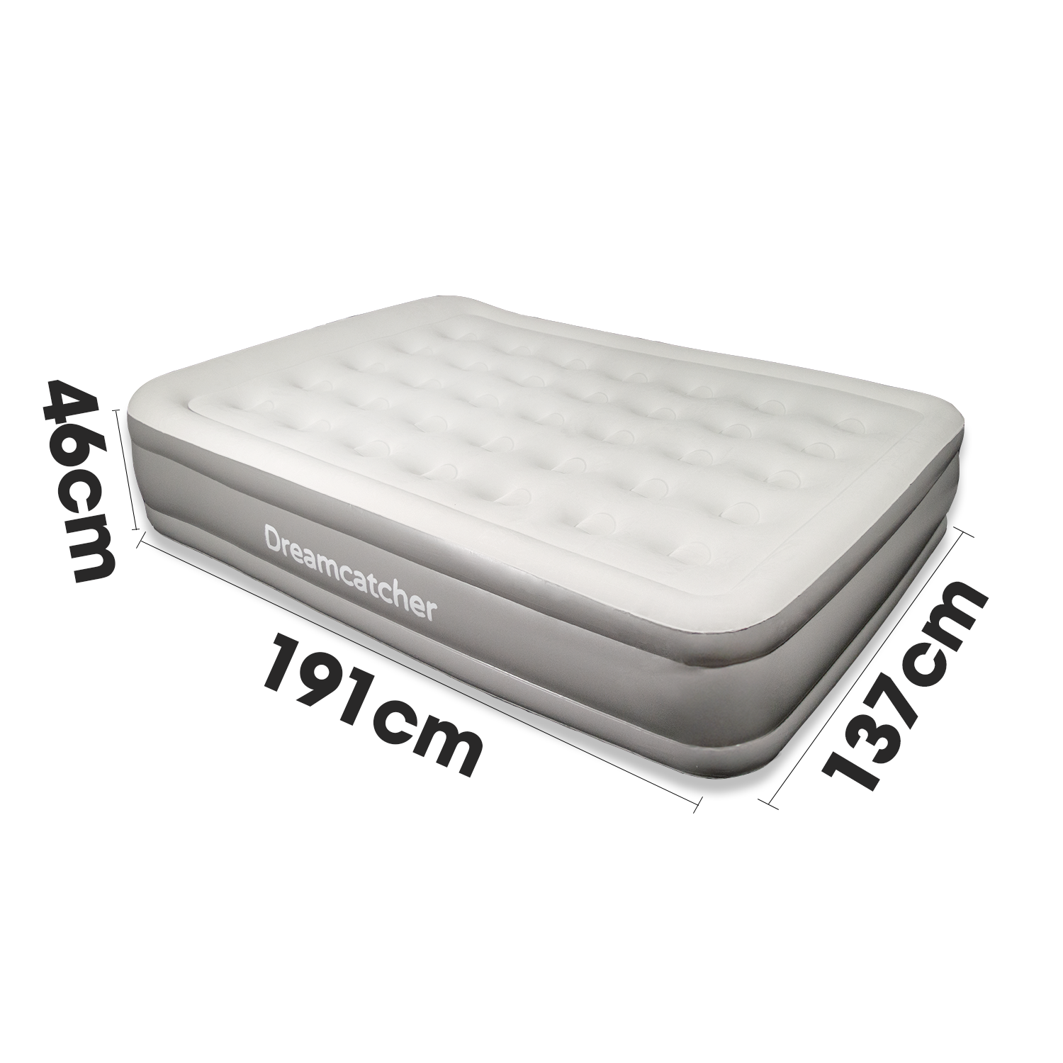 DOUBLE AIR BED BLOW UP INFLATABLE MATTRESS WITH BUILT IN ELECTRIC PUMP RAISED 5060452747316 eBay
