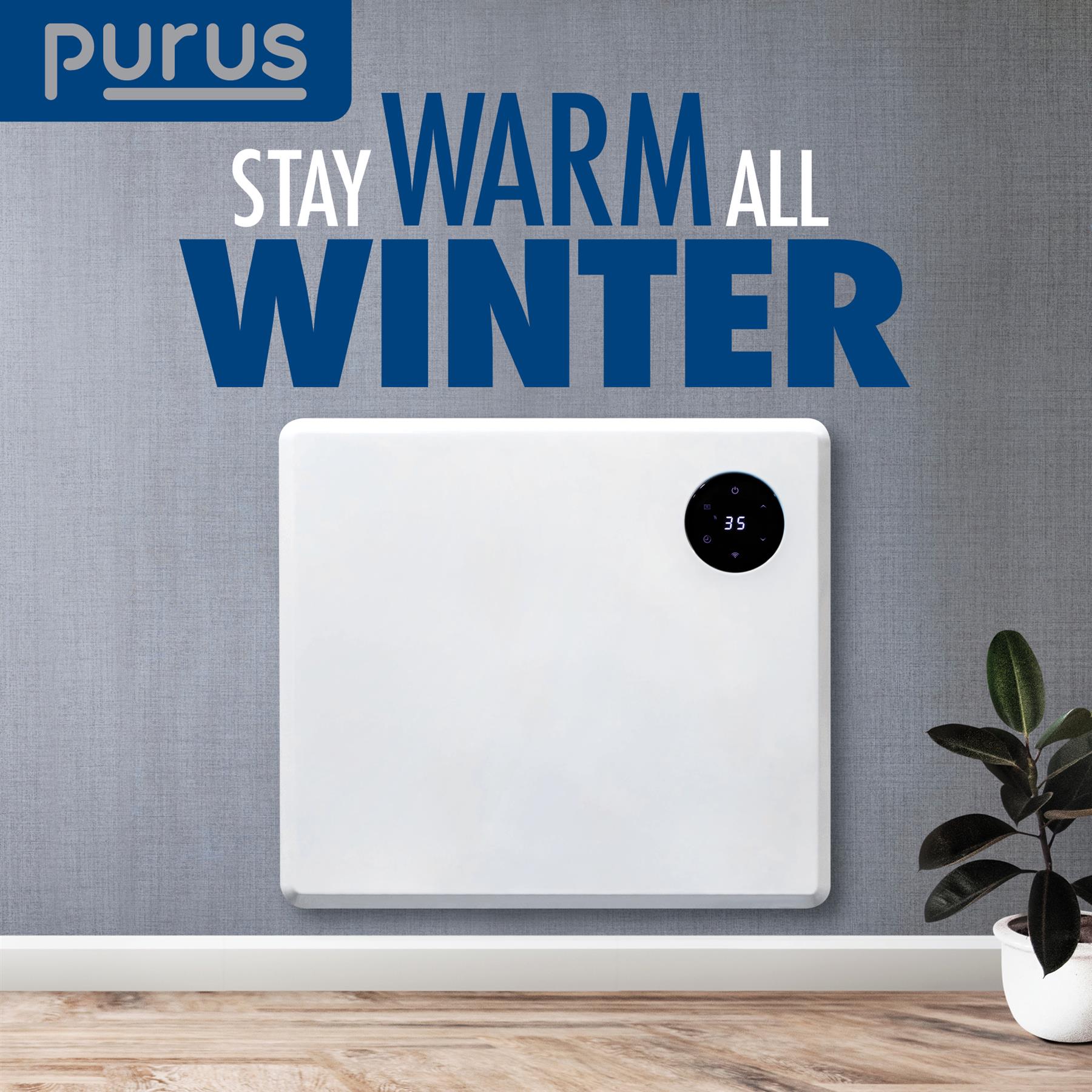 WIFI Electric Panel Heater Wall Mounted or Portable Heater Timer & Thermostat - Picture 15 of 55
