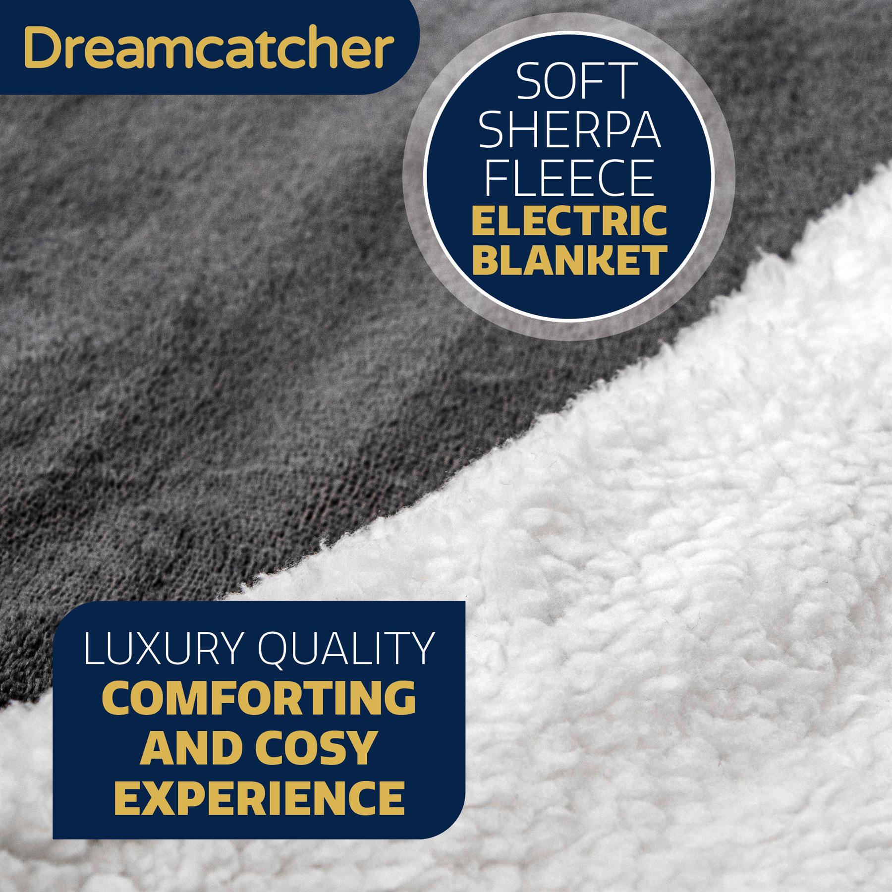 Electric Heated Throw Large Fleece Warm Blanket Washable Timer & Heat Settings - Picture 7 of 32