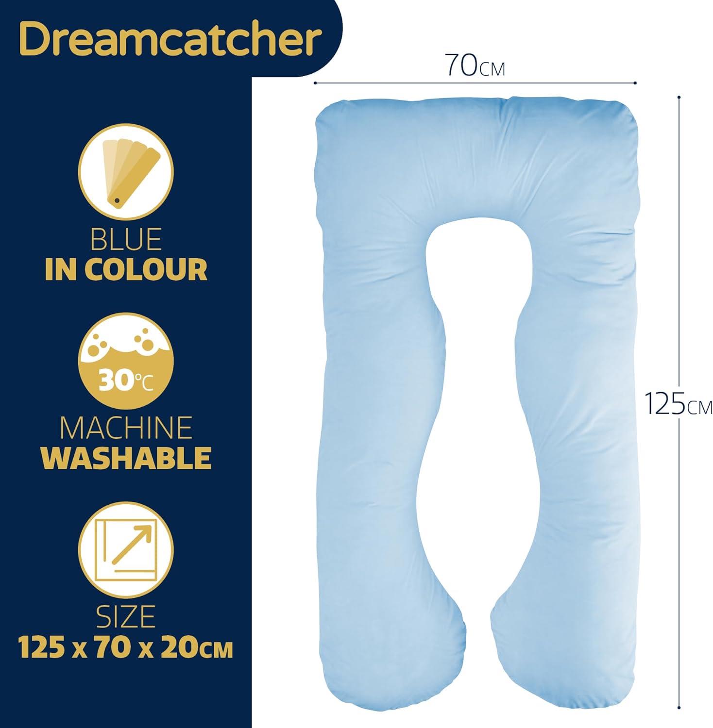 U Shape Maternity Pregnancy Pillow Full Body Support Nursing Pink Blue Grey - Picture 14 of 29