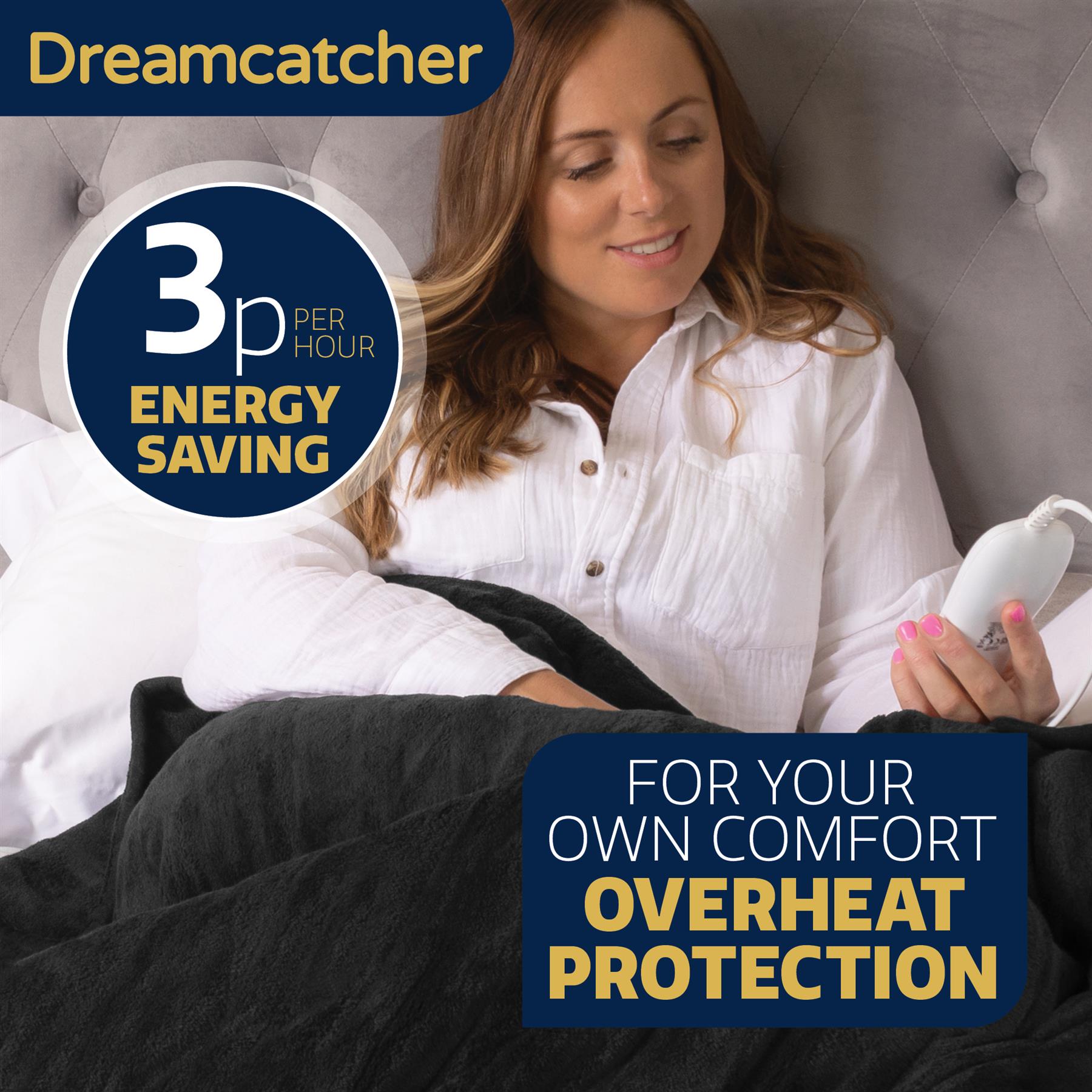 Electric Heated Throw Large Fleece Warm Blanket Washable Timer & Heat Settings - Picture 28 of 32