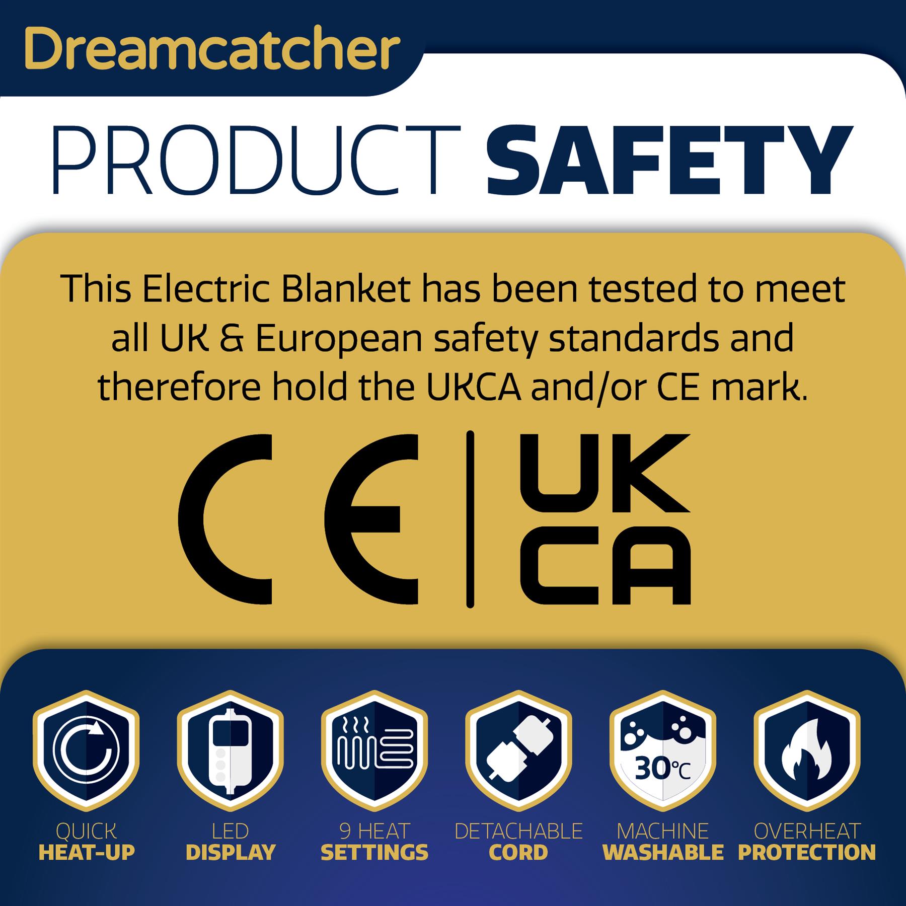 Electric Heated Throw Large Fleece Warm Blanket Washable Timer & Heat Settings - Picture 32 of 32