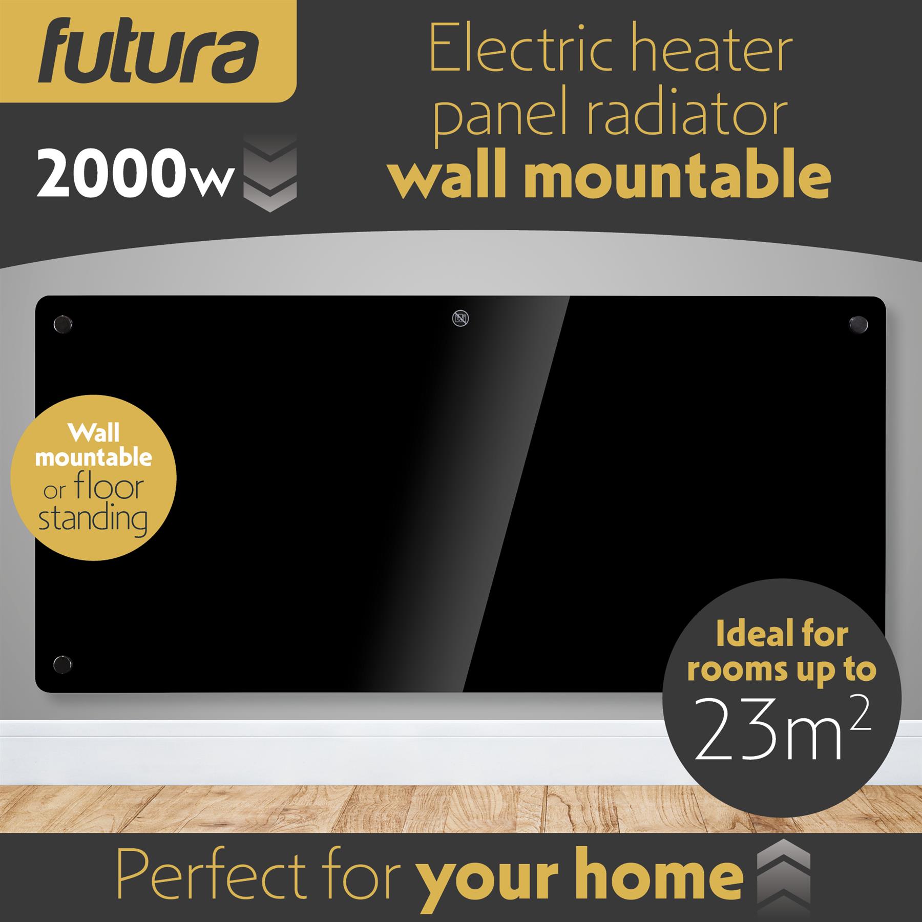 WIFI Electric Panel Heater Wall Mounted or Portable Heater Timer & Thermostat - Picture 48 of 55