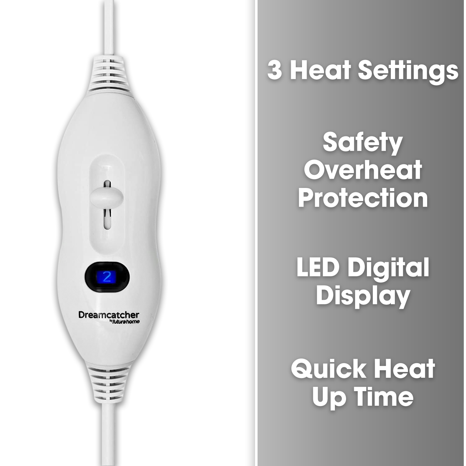 Electric Heated Blanket Single Double King Size Super Washable eBay