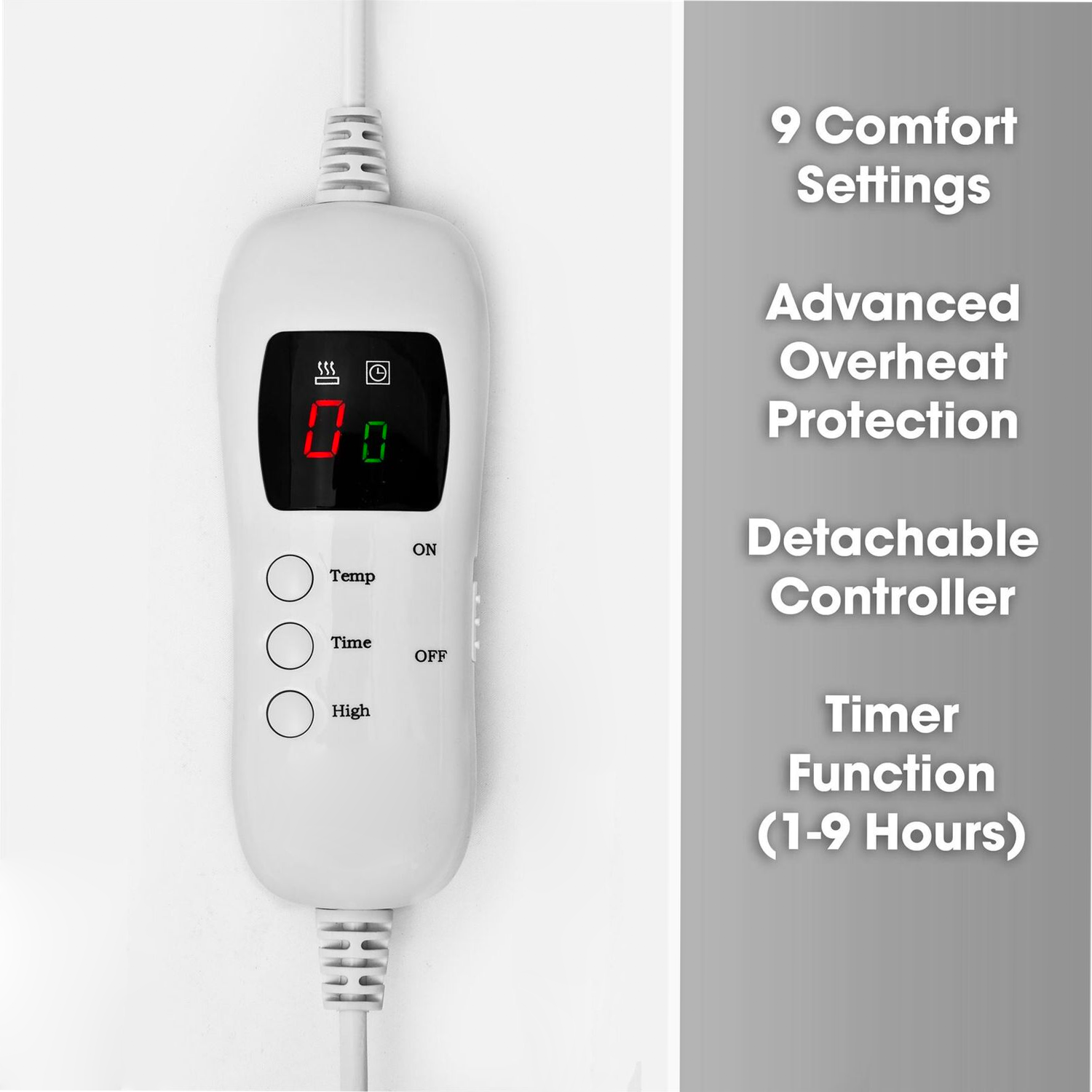 Heated Throw Electric Blanket Various Colours Available eBay