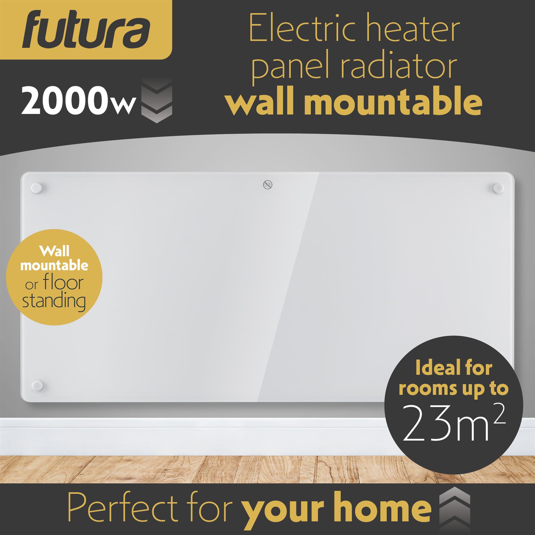 WIFI Electric Panel Heater Wall Mounted or Portable Heater Timer & Thermostat - Picture 22 of 55
