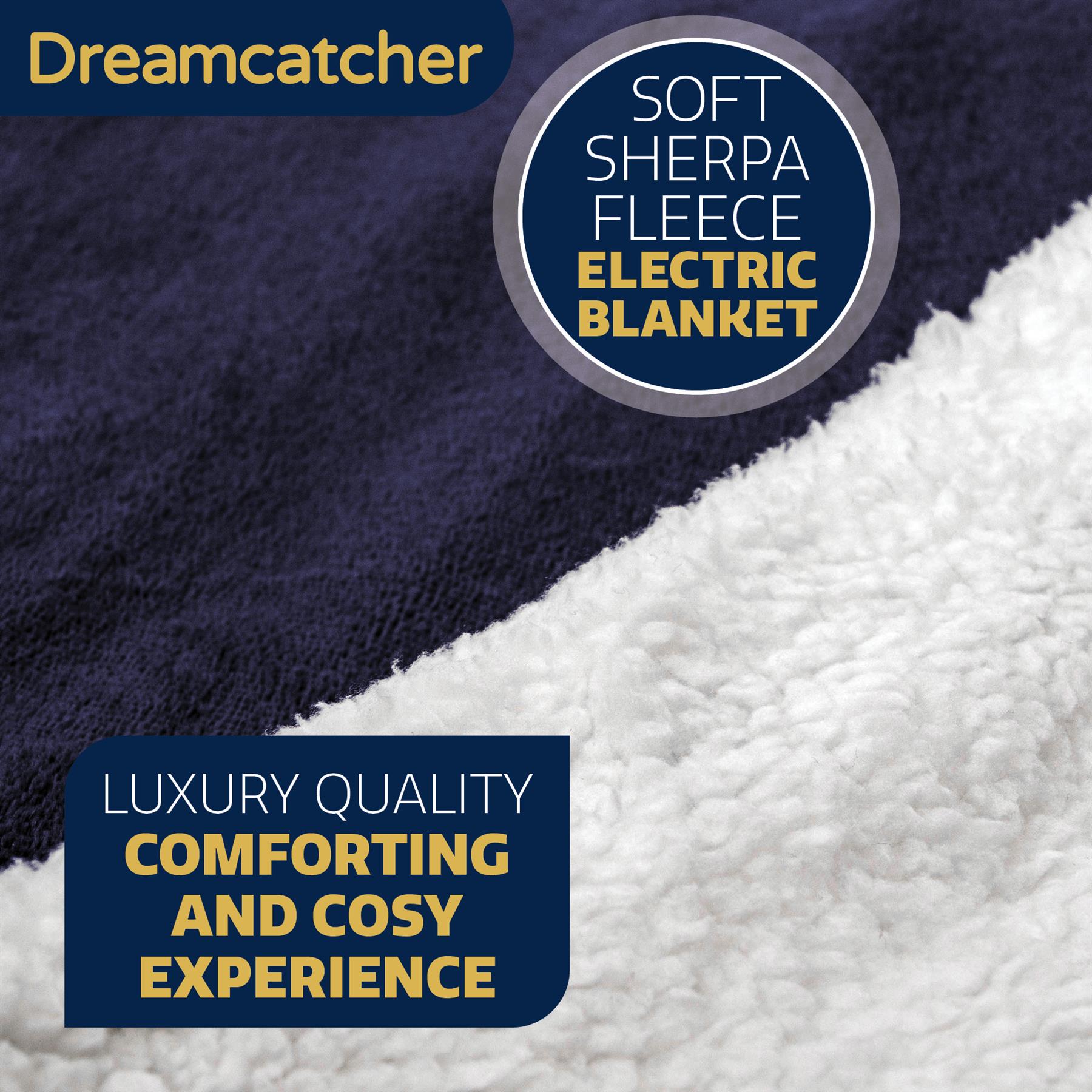 Electric Heated Throw Large Fleece Warm Blanket Washable Timer & Heat Settings - Picture 22 of 32