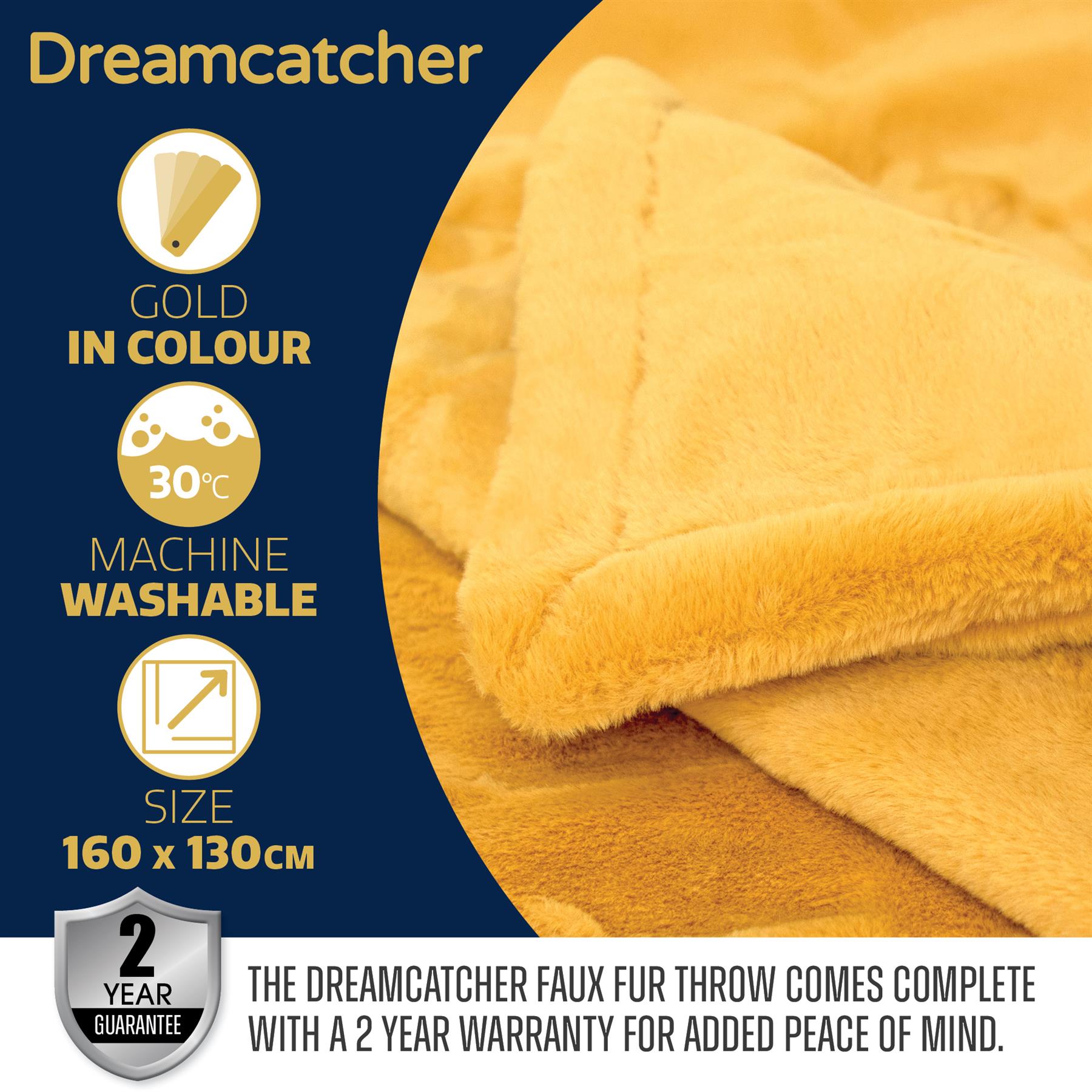 Dreamcatcher Blanket Throw Faux Fur Warm Fleece Over Bed Sofa Travel 160x130cm - Picture 50 of 57
