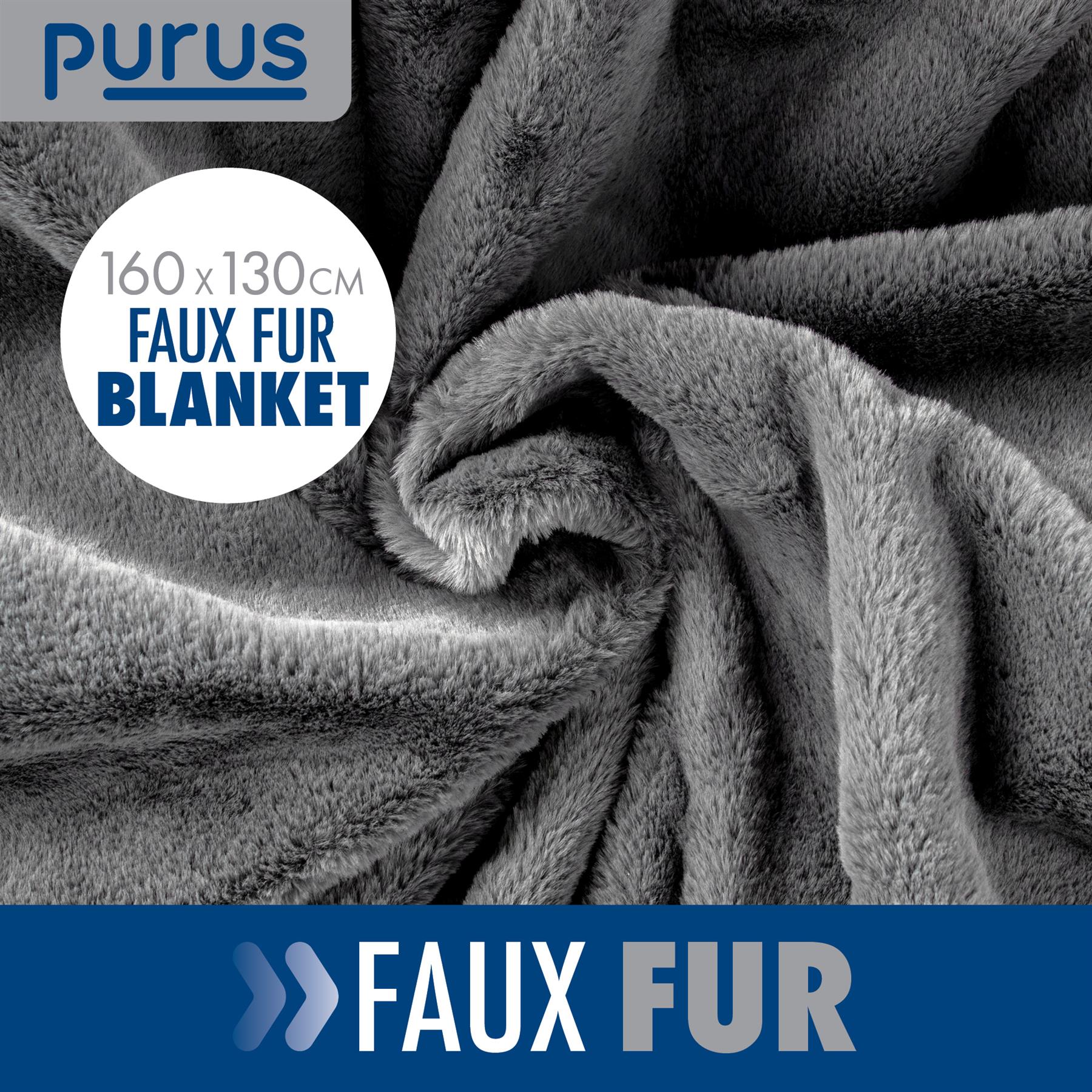 Purus Luxury Electric Heated Throw Blanket Bed Sofa Timer Double Soft Fleece - Picture 41 of 54