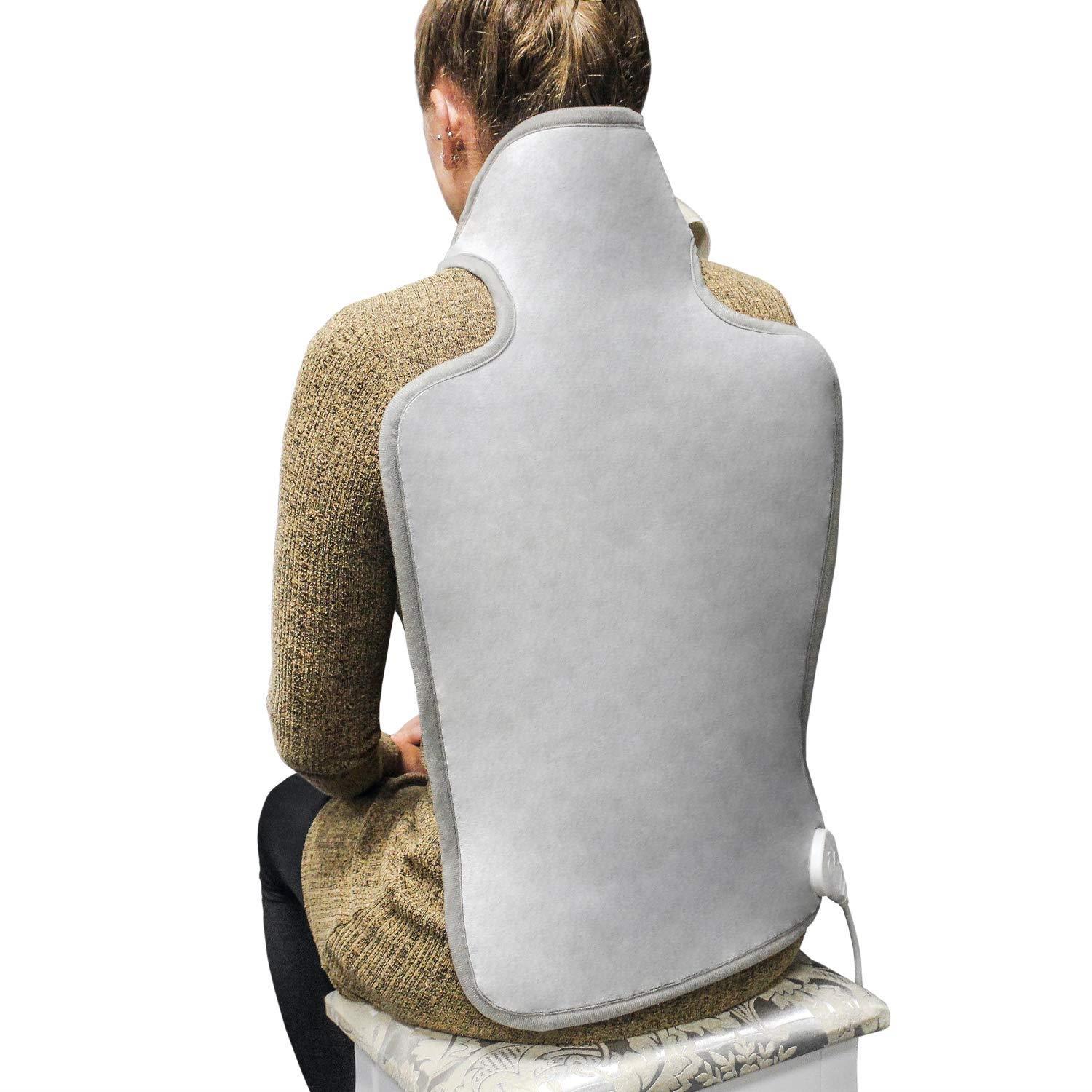 DELUXE XL HEATING PAD NECK WARMER, BACK & BODY HEAT WRAP FOR BACK PAIN
