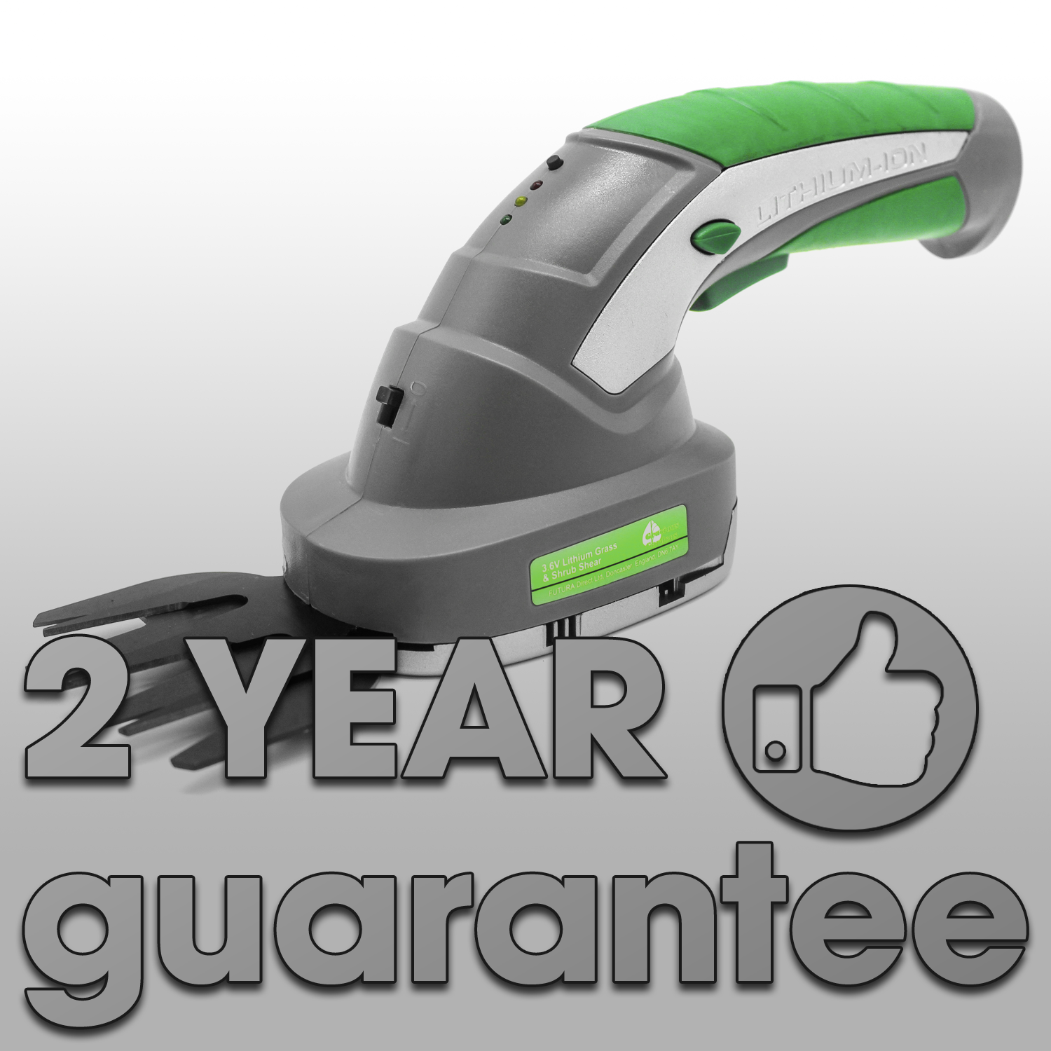 2IN1 GARDEN ELECTRIC CORDLESS GRASS SHEARS & HEDGE TRIMMER HAND HELD