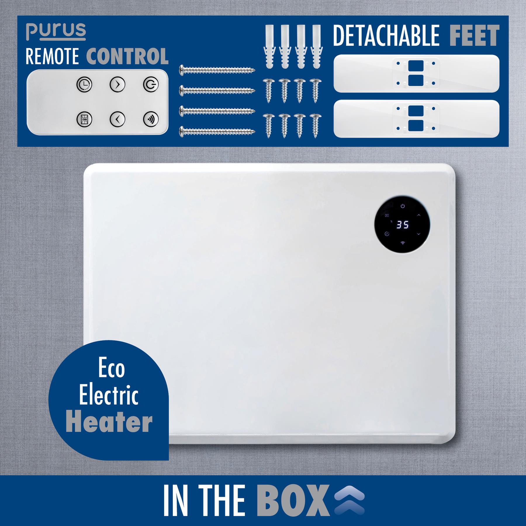 WIFI Electric Panel Heater Wall Mounted or Portable Heater Timer & Thermostat - Picture 21 of 55