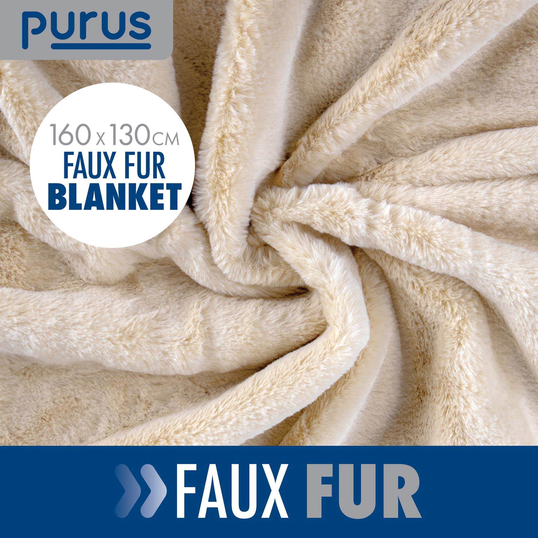 Purus Luxury Electric Heated Throw Blanket Bed Sofa Timer Double Soft Fleece - Picture 49 of 54