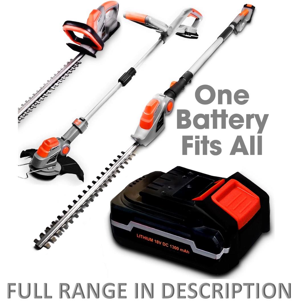 20V ELECTRIC CORDLESS HEDGE TRIMMER CUTTER LITHIUMION TERRATEK 51CM eBay