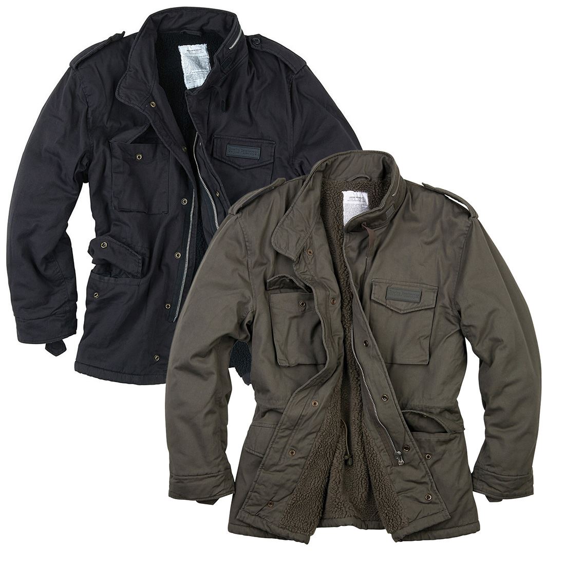 SURPLUS PARATROOPER WINTER JACKET MENS M65 ARMY MILITARY TACTICAL FIELD